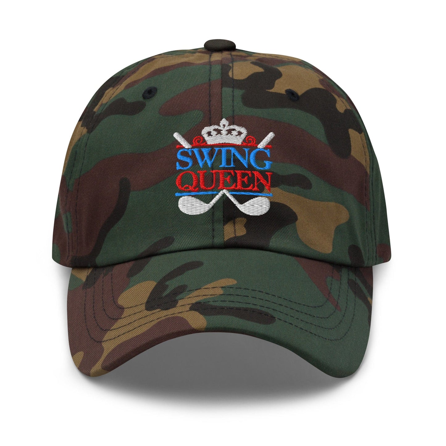 Swing Queen Embroidered Golf Cap - Funny Golf Tee by Swing Epic