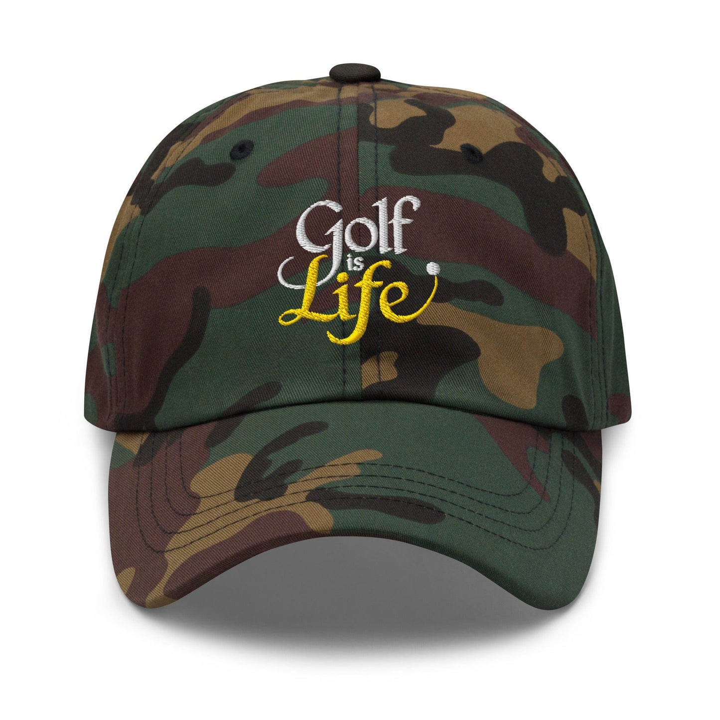 Golf is Life Embroidered Golf Cap - Funny Golf Tee by Swing Epic