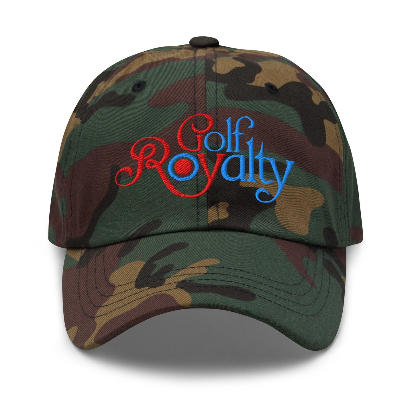 Golf Royalty Quirky Fun Embroidered Golf Cap - Funny Golf Tee by Swing Epic