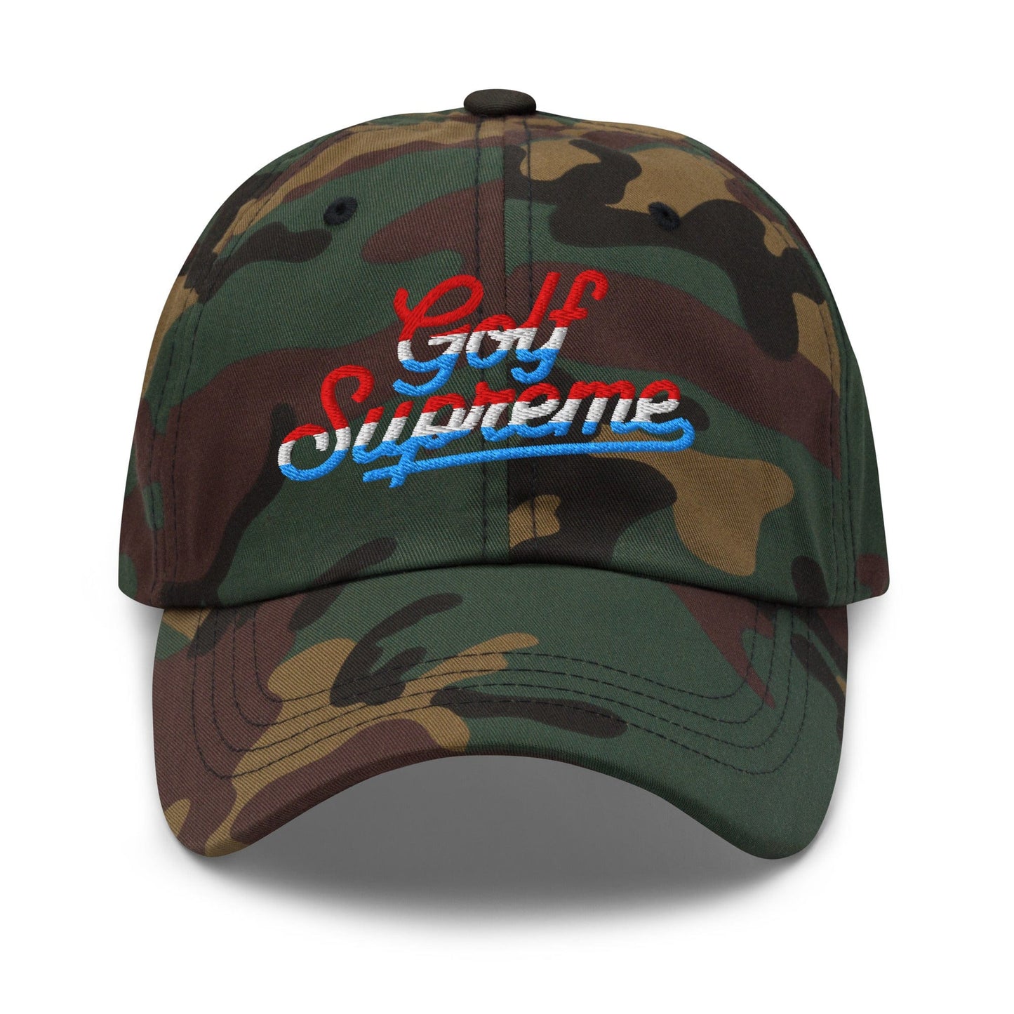 Golf Supreme Fun Spirit Embroidered Golf Cap - Funny Golf Tee by Swing Epic