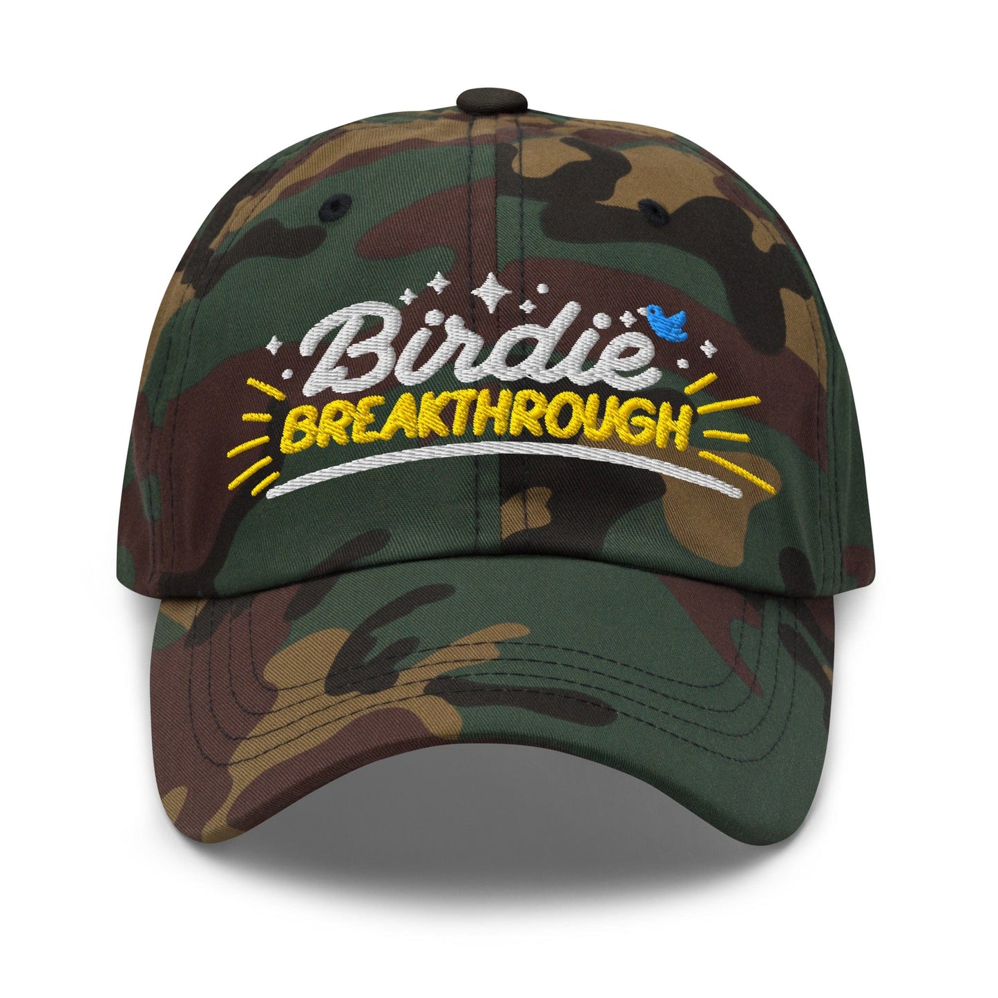 Birdie Breakthrough Embroidered Golf Cap - Funny Golf Tee by Swing Epic