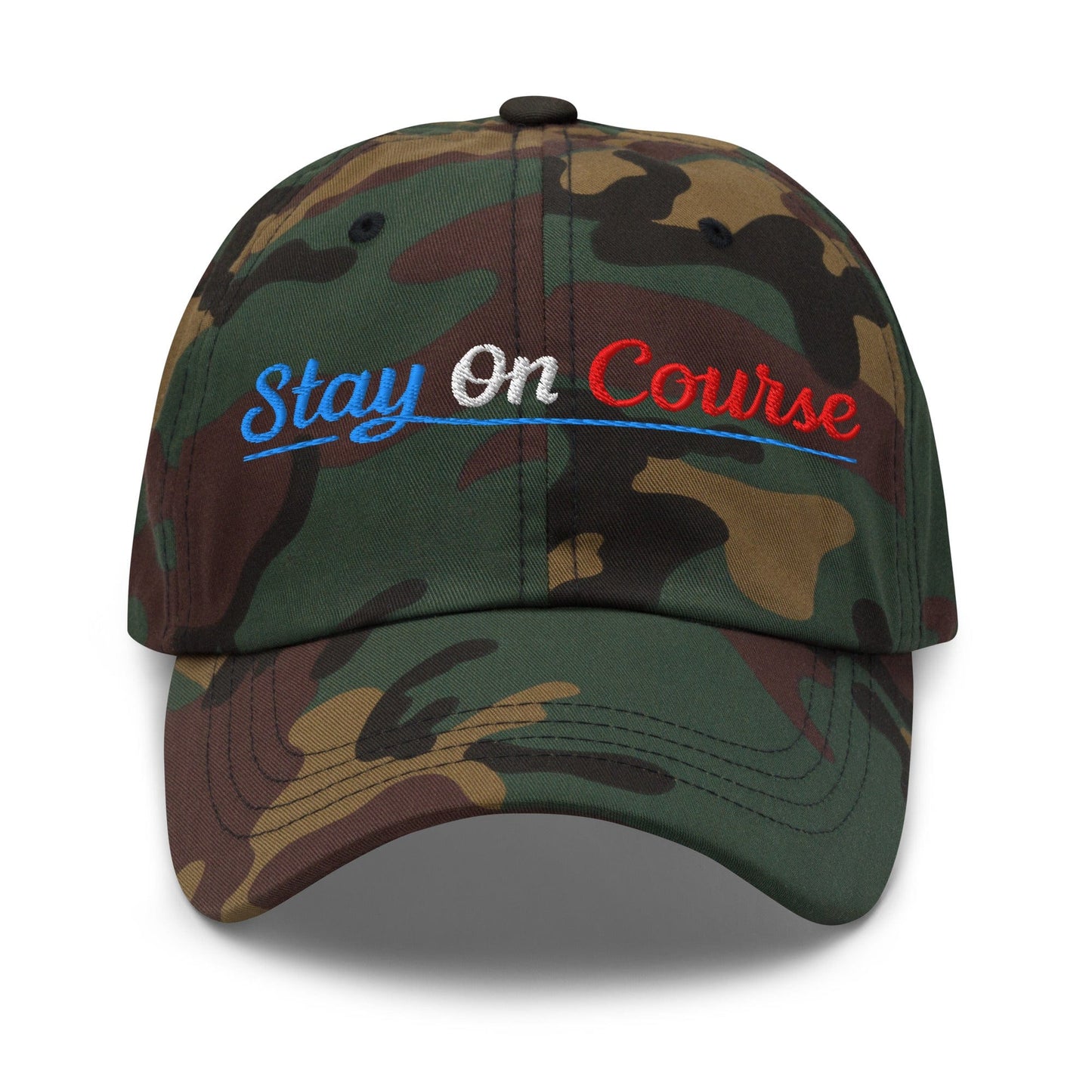 Stay On Course Embroidered Golf Cap - Funny Golf Tee by Swing Epic