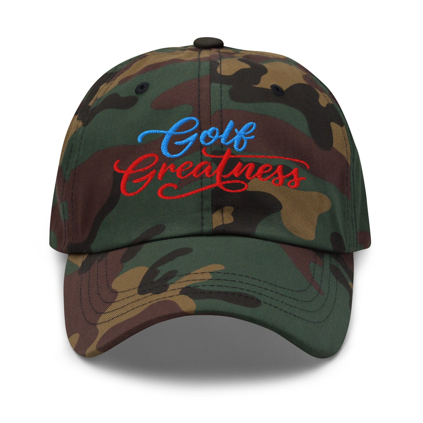 Golf Greatness Embroidered Golf Cap - Funny Golf Tee by Swing Epic