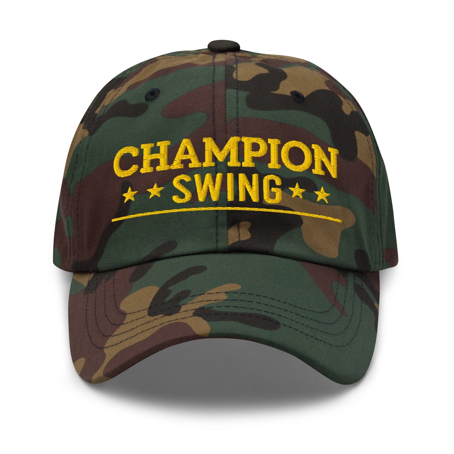 Champion Swing Embroidered Golf Cap - Funny Golf Tee by Swing Epic