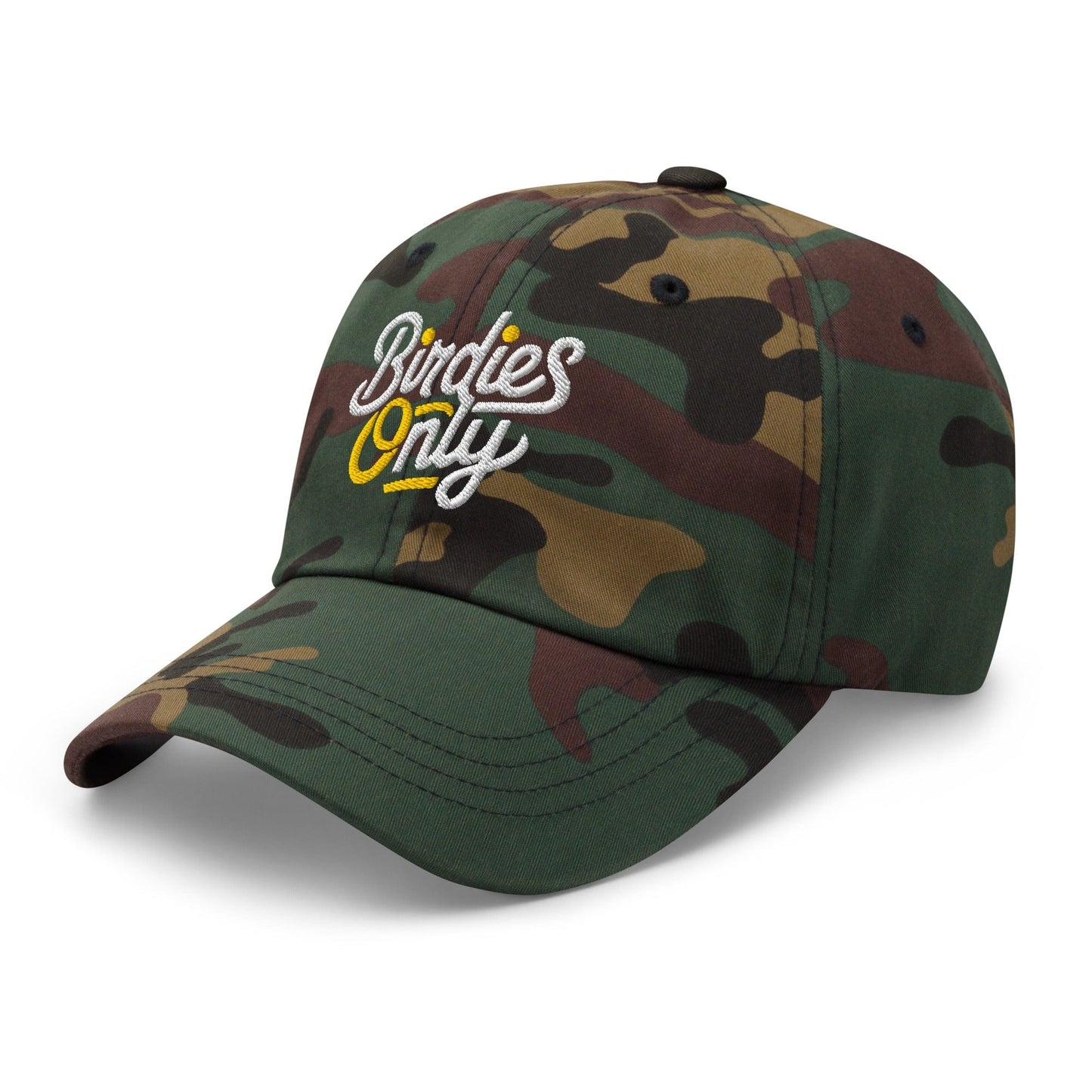 Birdies Only Quirky Embroidered Golf Cap - Funny Golf Tee by Swing Epic