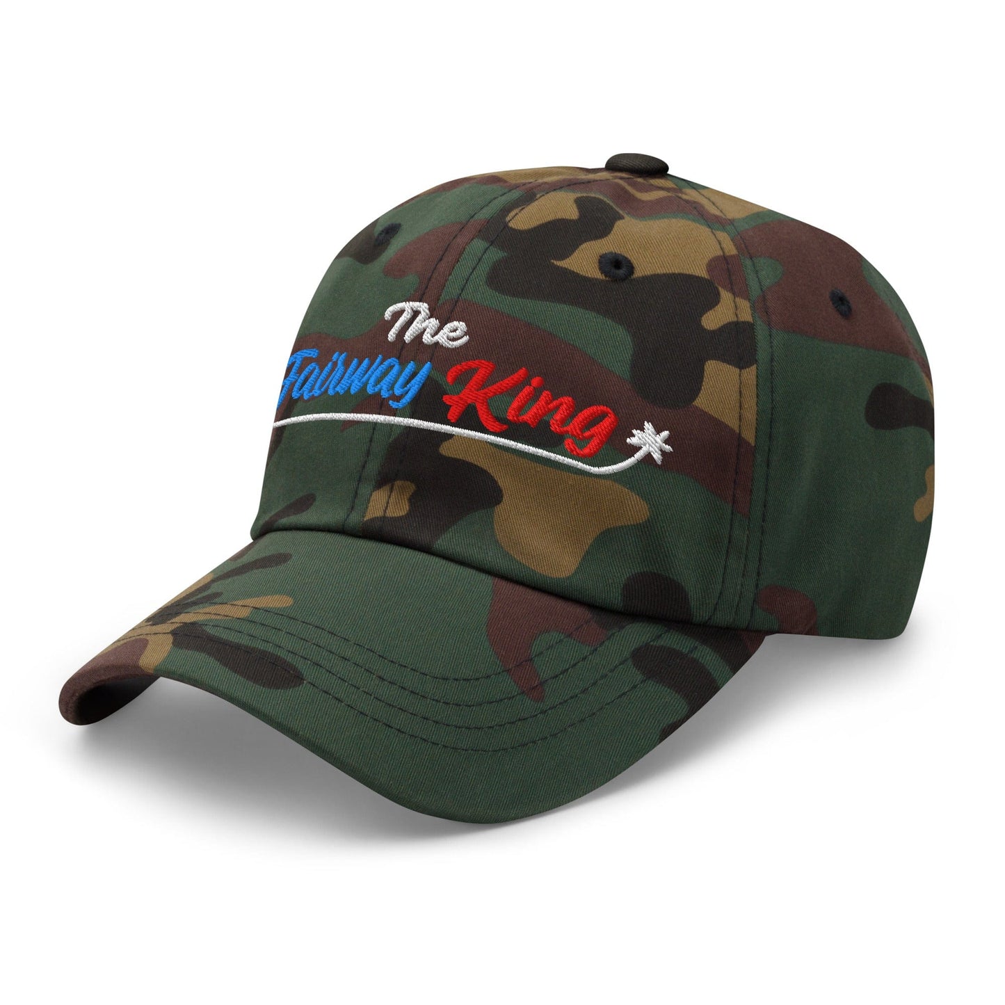 The Fairway King Embroidered Golf Cap - Funny Golf Tee by Swing Epic