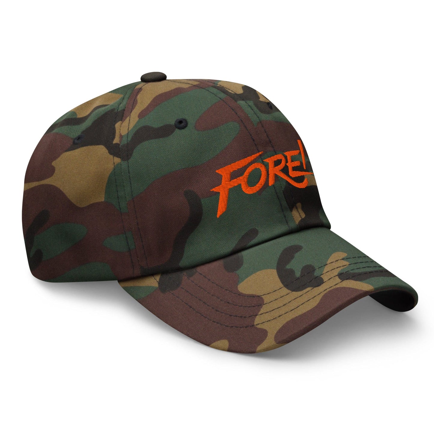 FORE Lookout Fun Embroidered Golf Cap - Funny Golf Tee by Swing Epic