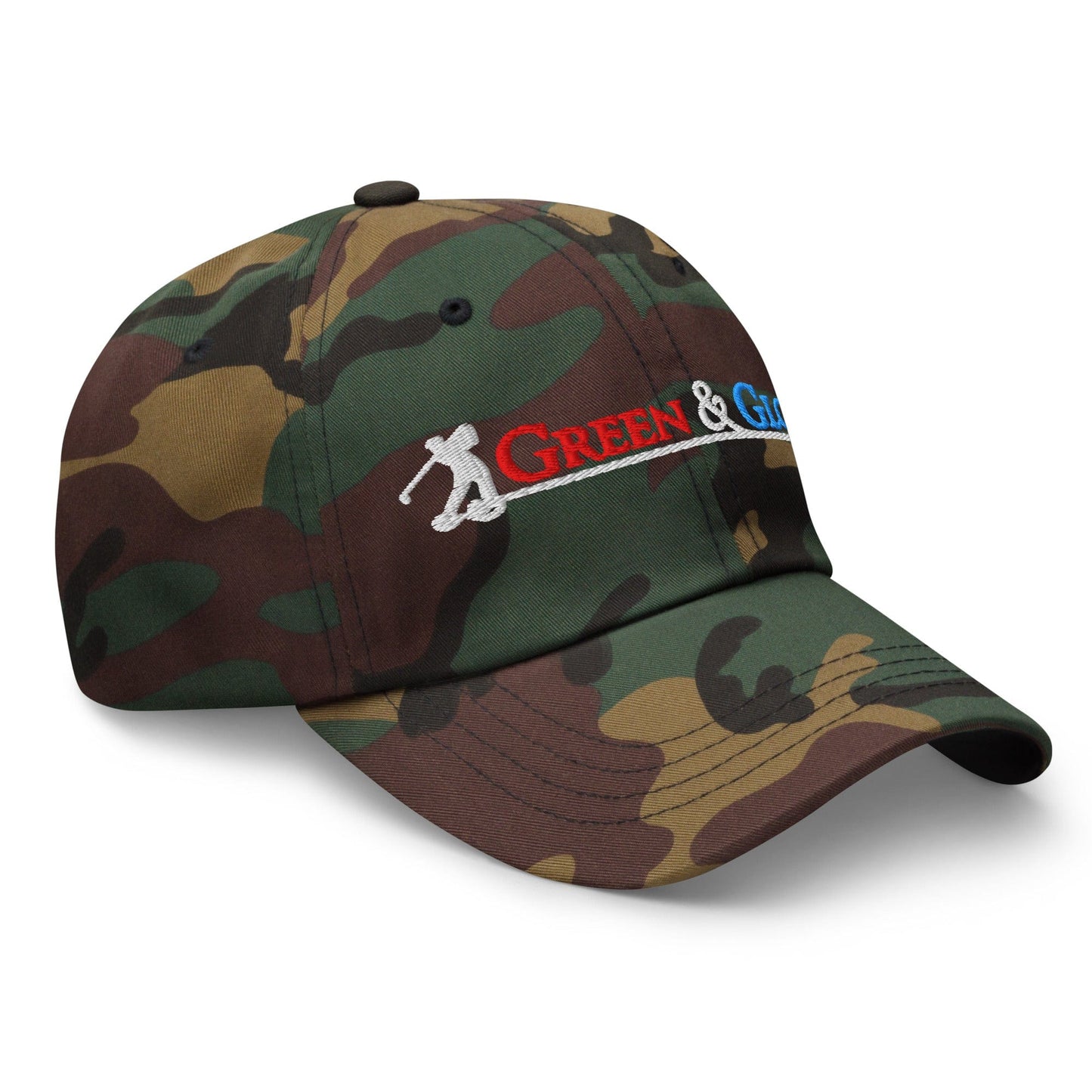 Green & Glory Embroidered Golf Cap - Funny Golf Tee by Swing Epic