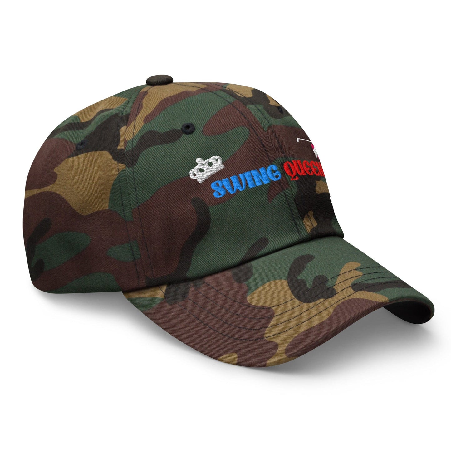 Swing Queen Embroidered Golf Cap - Funny Golf Tee by Swing Epic