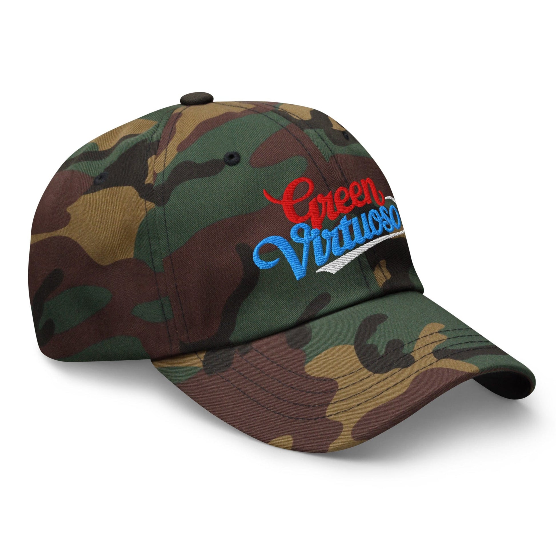 Green Virtuoso Embroidered Golf Cap - Funny Golf Tee by Swing Epic
