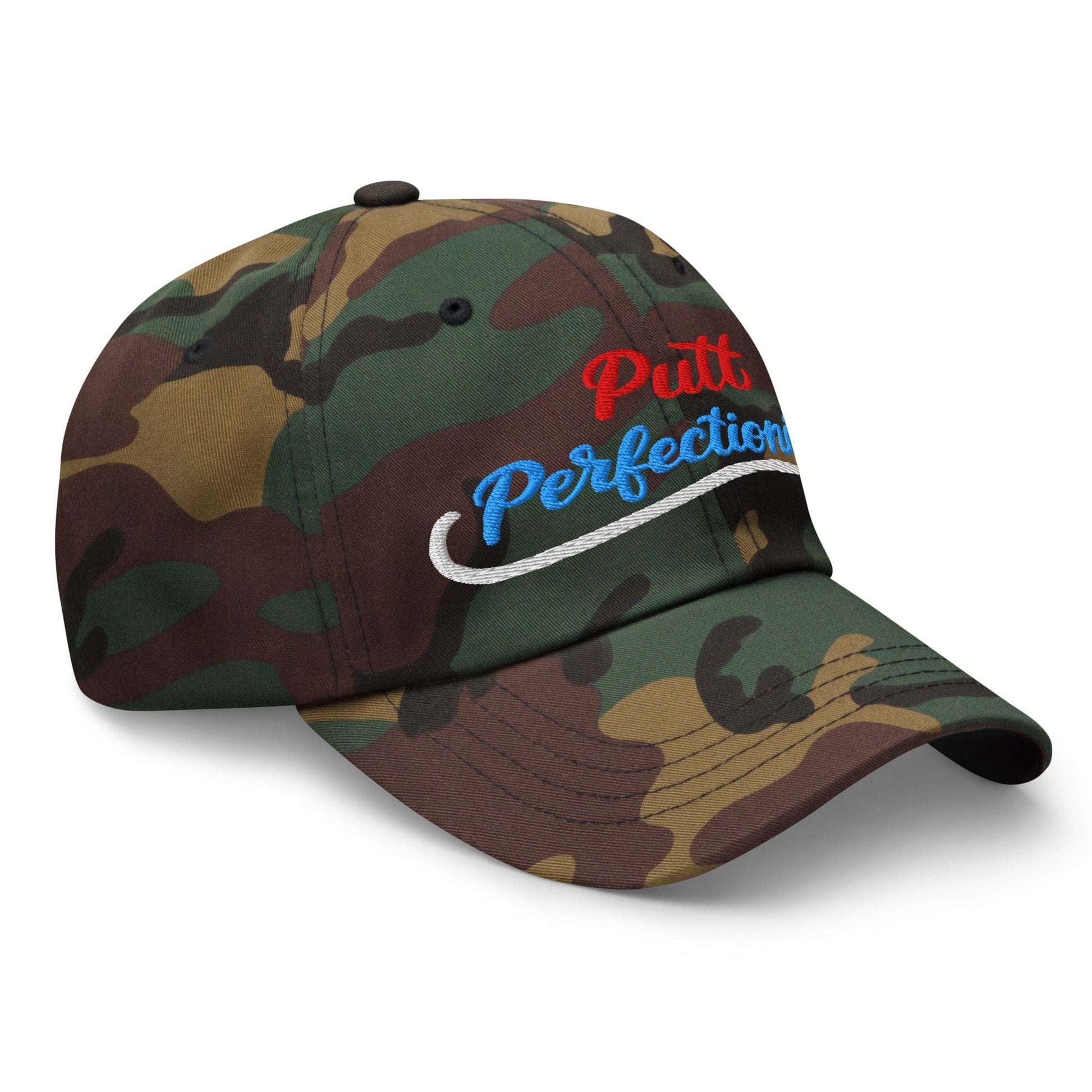 Putt Perfectionist Fun Embroidered Golf Cap - Funny Golf Tee by Swing Epic