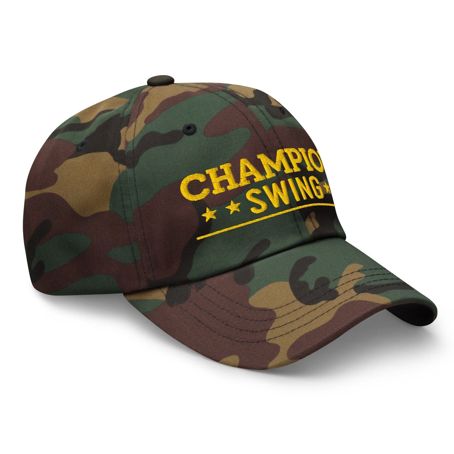 Champion Swing Embroidered Golf Cap - Funny Golf Tee by Swing Epic