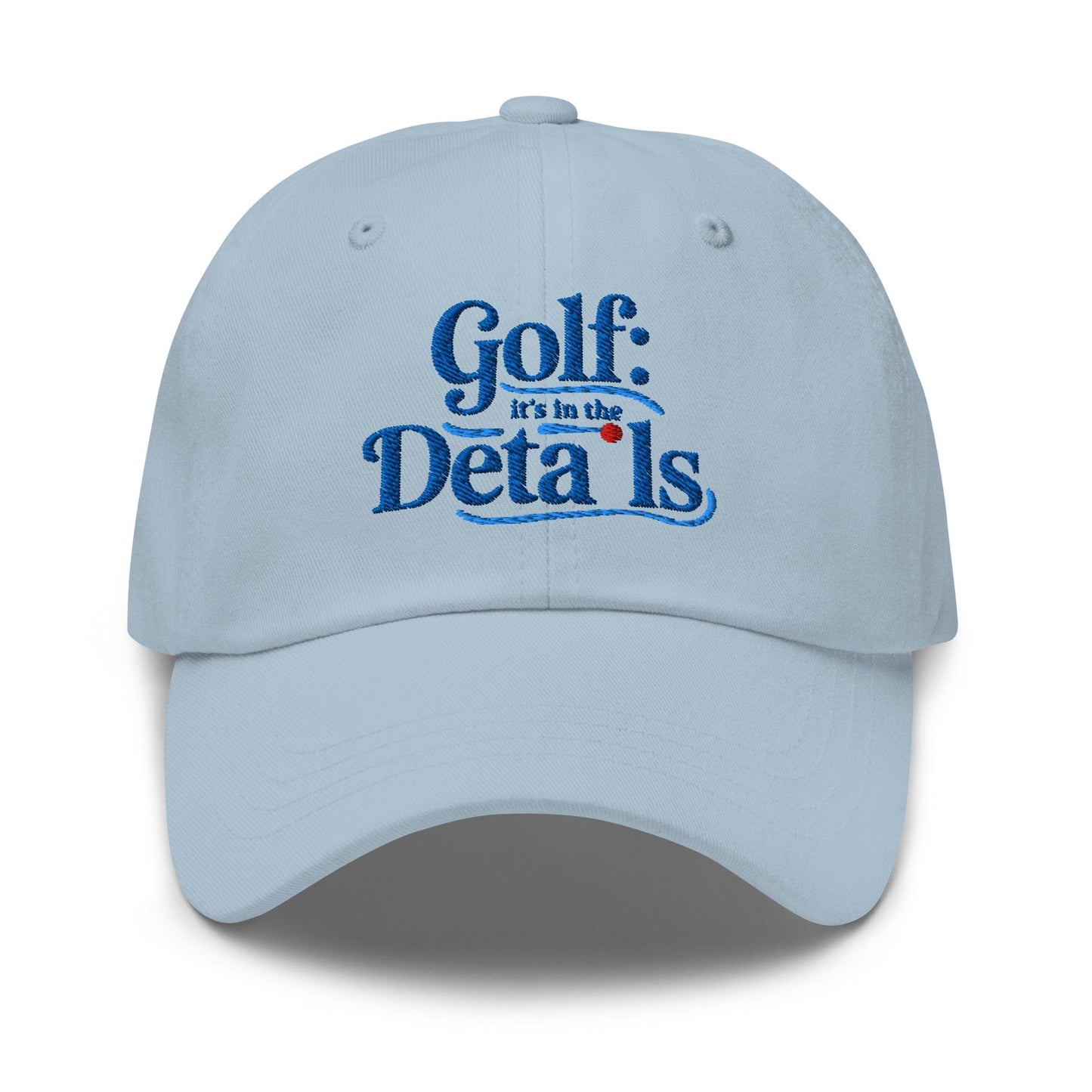 Golf It's In The Details Quirky Engaging Embroidered Golf Cap - Funny Golf Tee by Swing Epic
