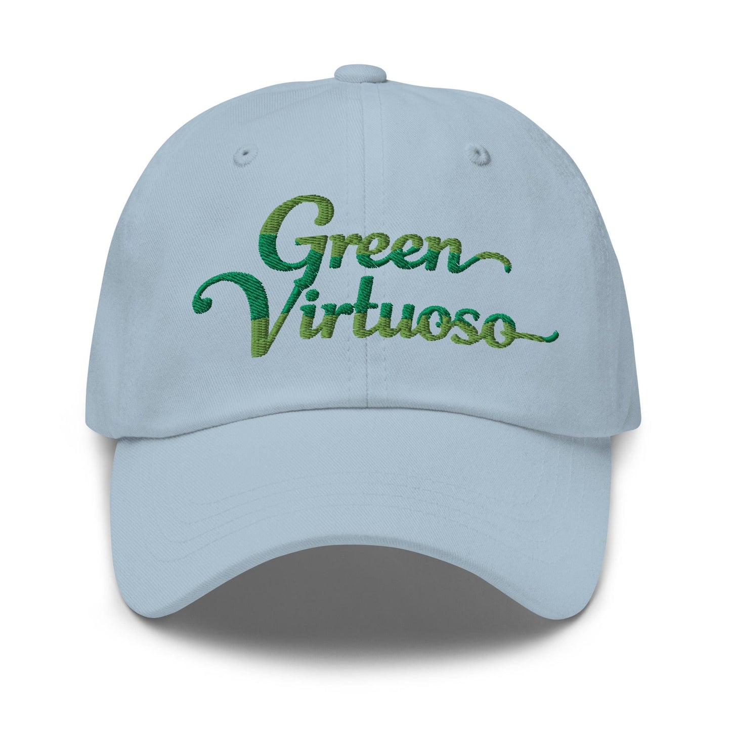 Green Virtuoso Engaging Fun Spirit Embroidered Golf Cap - Funny Golf Tee by Swing Epic