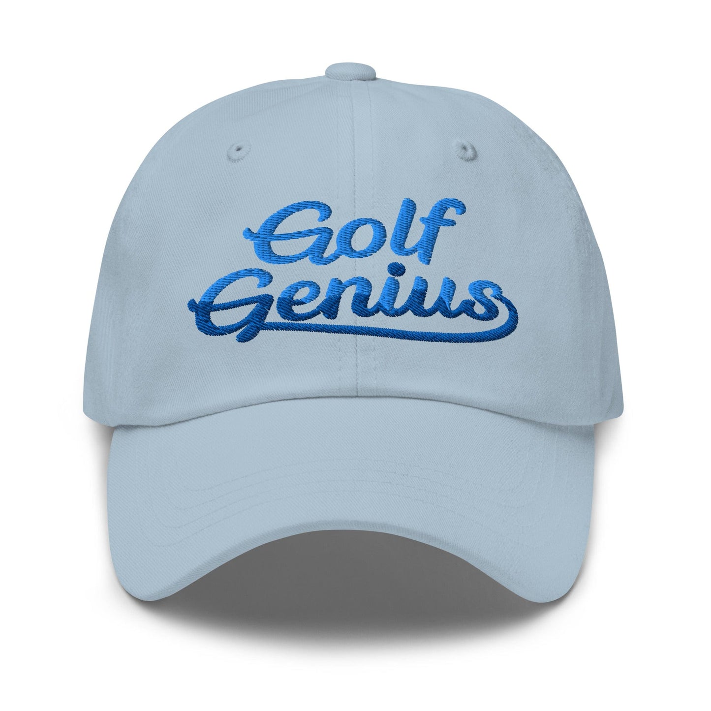 Golf Genius Quirky Fun Spirit Embroidered Golf Cap - Funny Golf Tee by Swing Epic