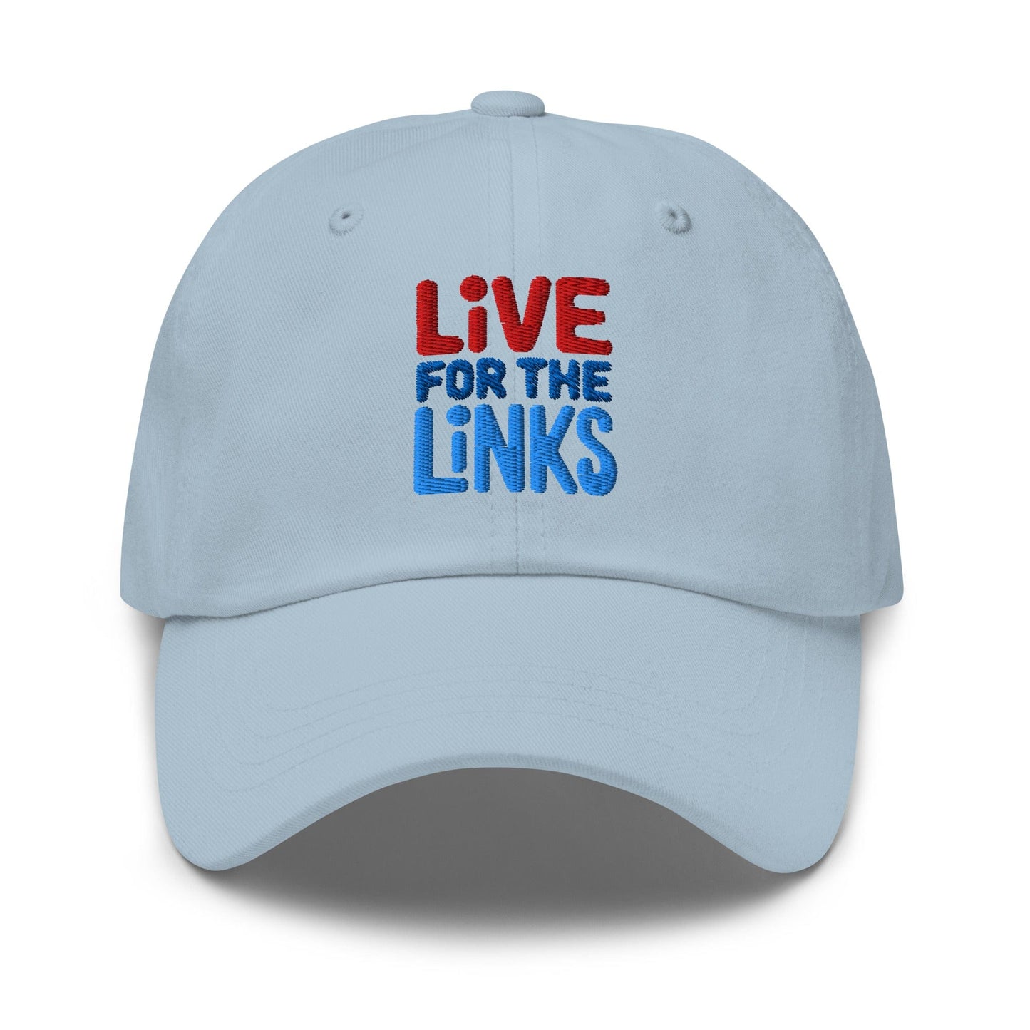 Live For The Links Fun Embroidered Golf Cap - Funny Golf Tee by Swing Epic