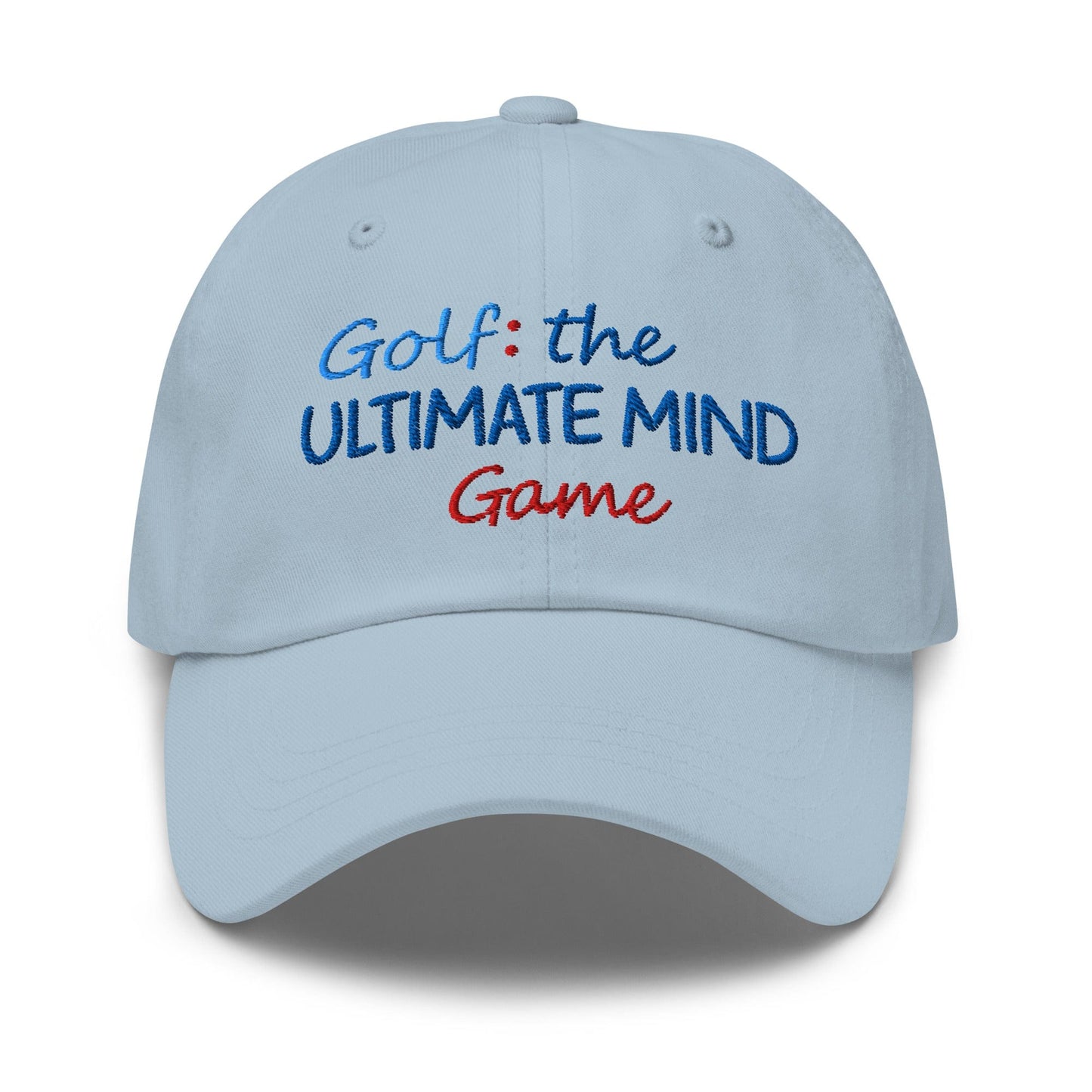 Golf: The Ultimate Mind Game Embroidered Golf Cap - Funny Golf Tee by Swing Epic