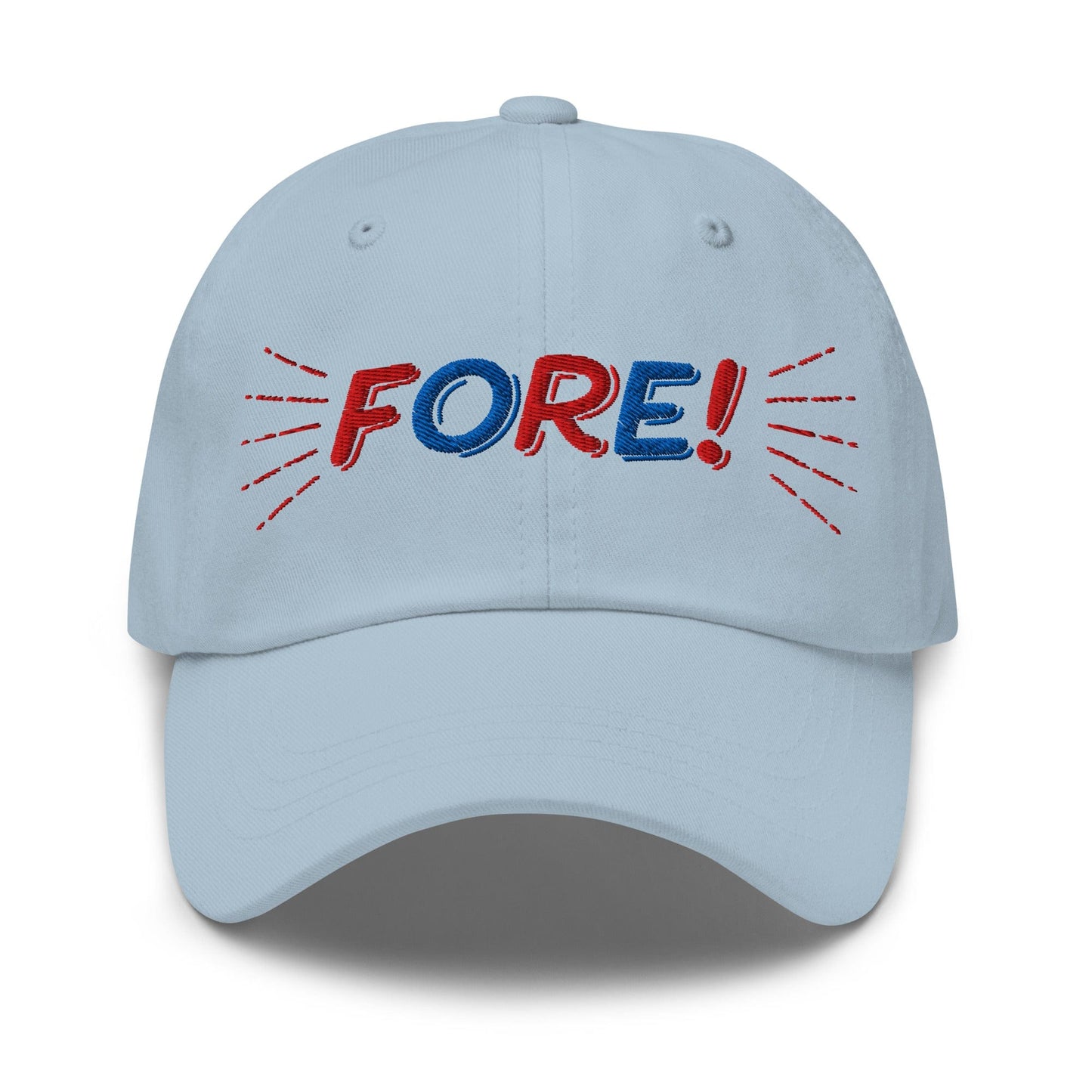 FORE! Quirky Embroidered Golf Cap - Funny Golf Tee by Swing Epic