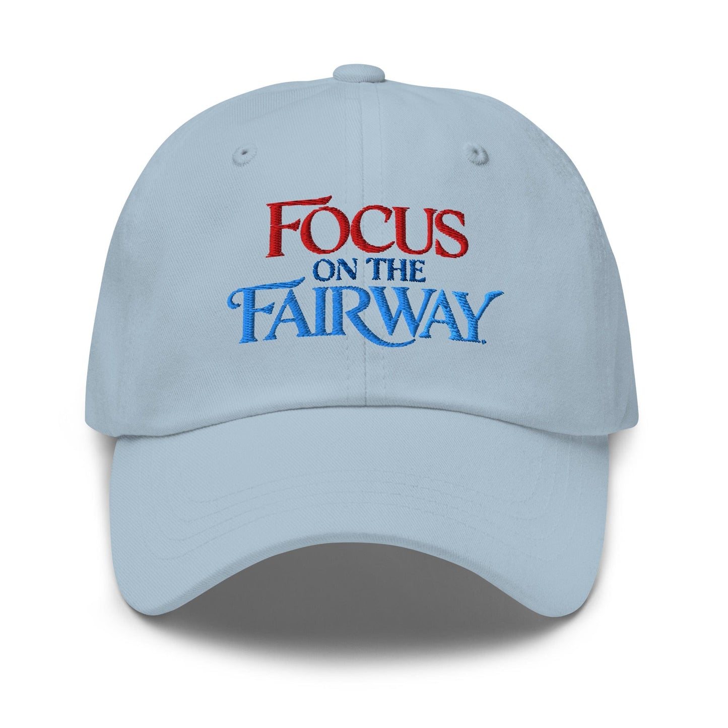 Focus on the Fairway Embroidered Golf Cap - Funny Golf Tee by Swing Epic