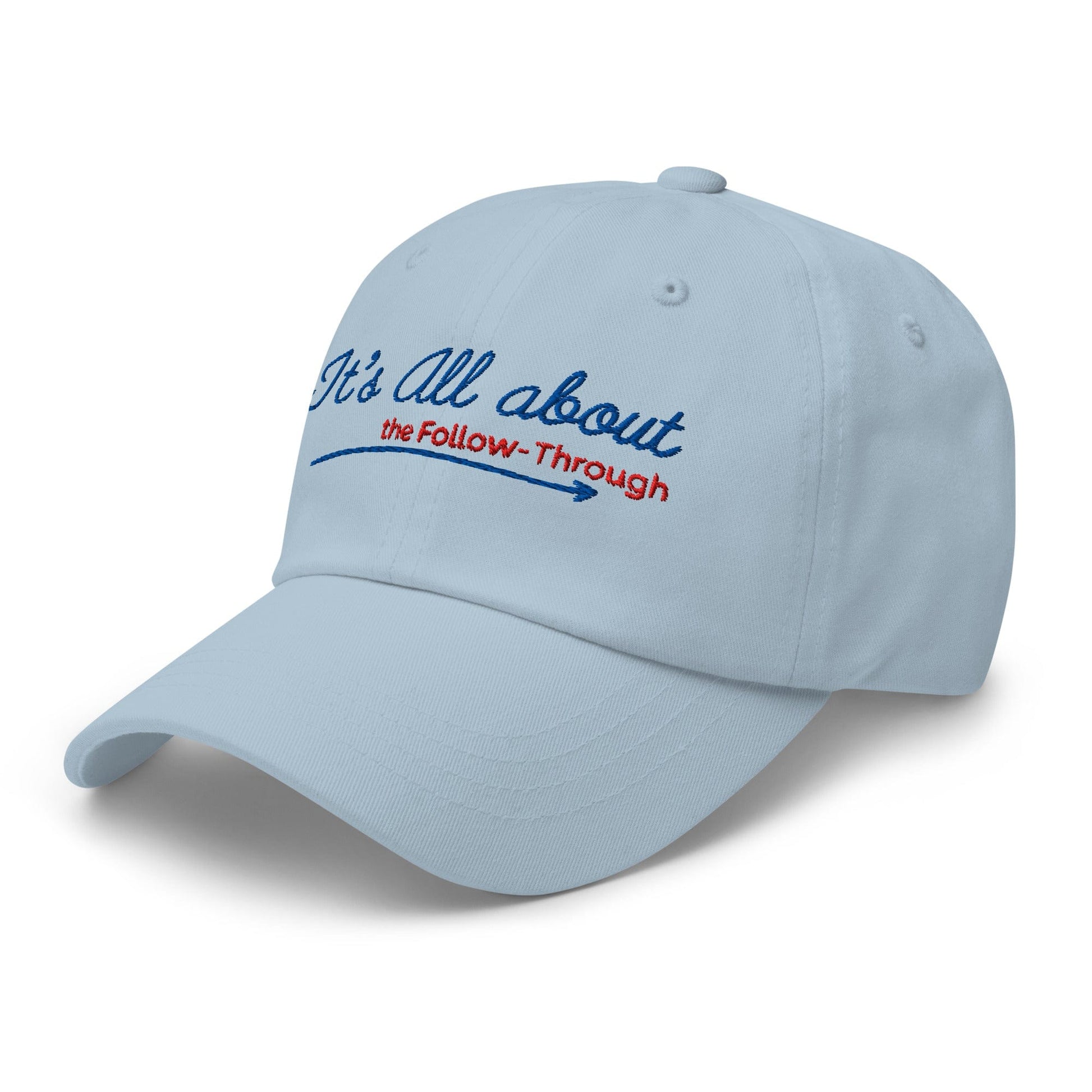 It's All About the Follow-Through Embroidered Golf Cap - Funny Golf Tee by Swing Epic