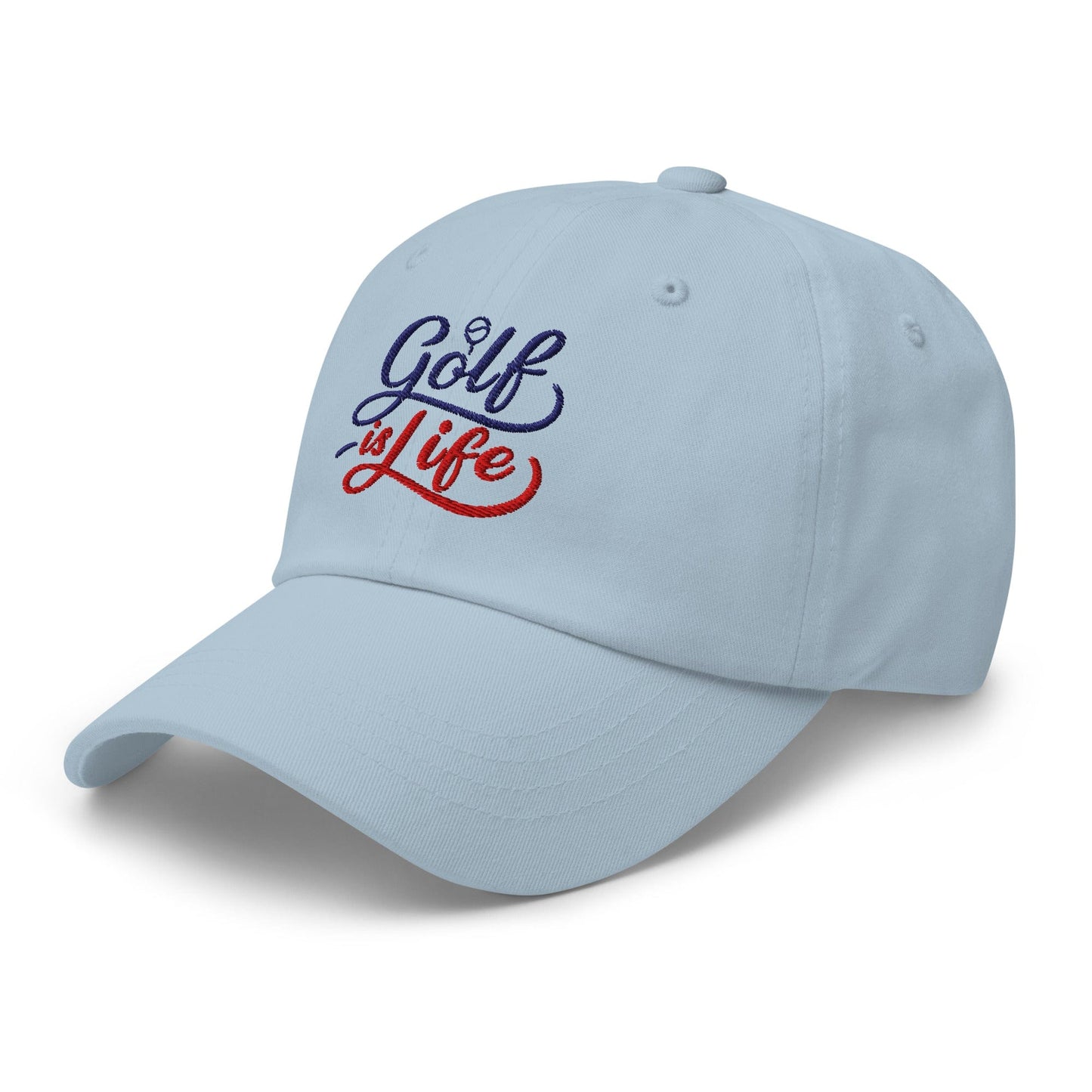Golf is Life Embroidered Golf Cap - Funny Golf Tee by Swing Epic