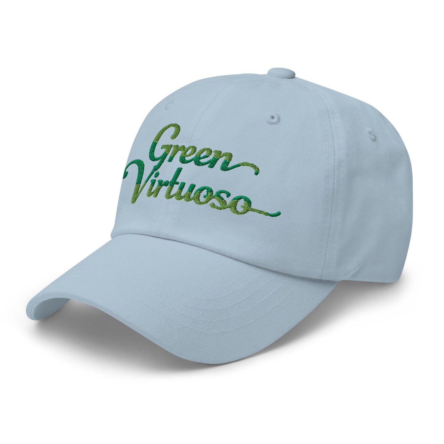 Green Virtuoso Engaging Fun Spirit Embroidered Golf Cap - Funny Golf Tee by Swing Epic