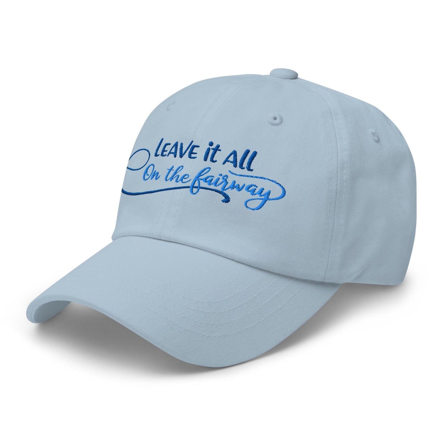 Leave it All on The Fairway Fun and Unique Embroidered Golf Cap - Funny Golf Tee by Swing Epic