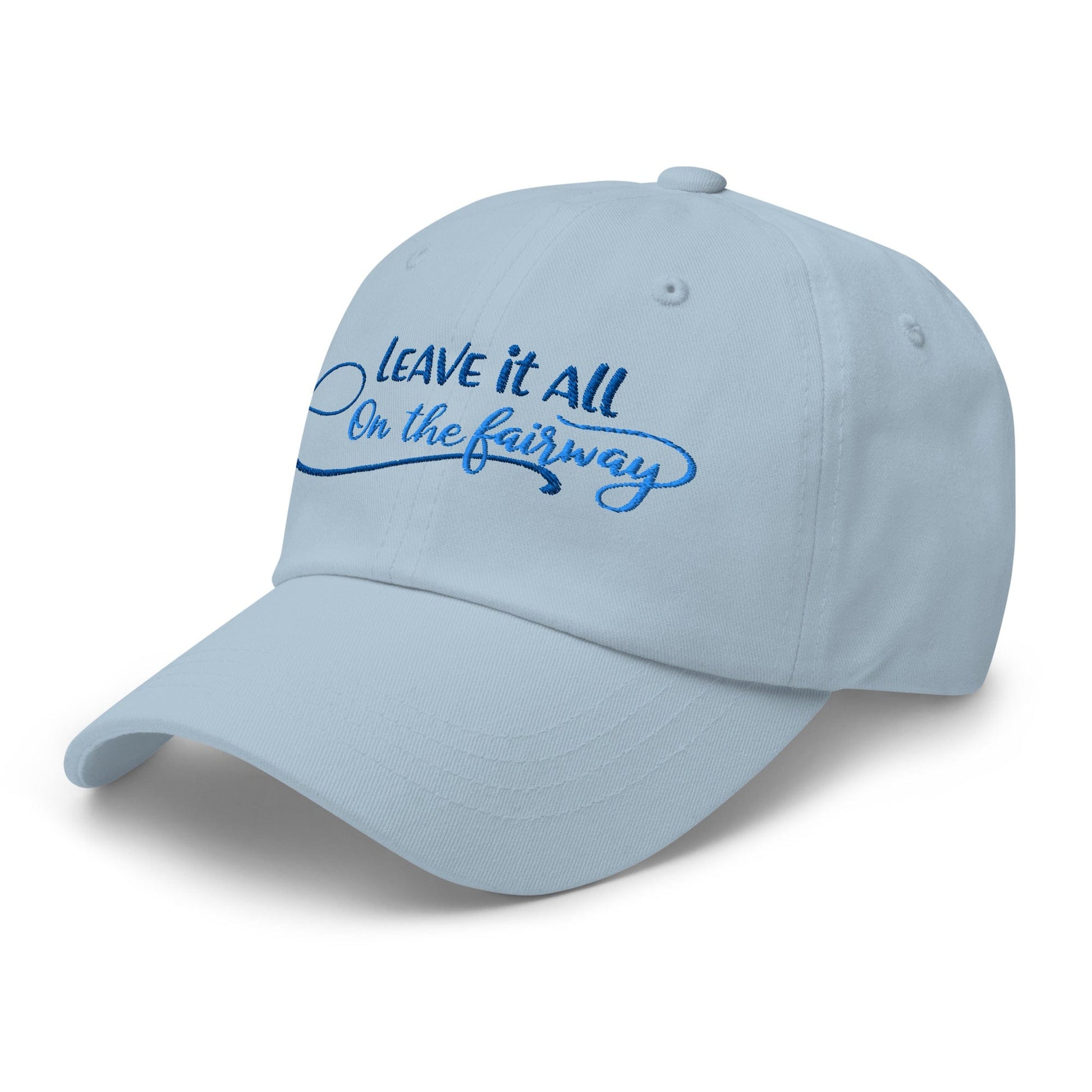 Leave it All on The Fairway Fun and Unique Embroidered Golf Cap - Funny Golf Tee by Swing Epic