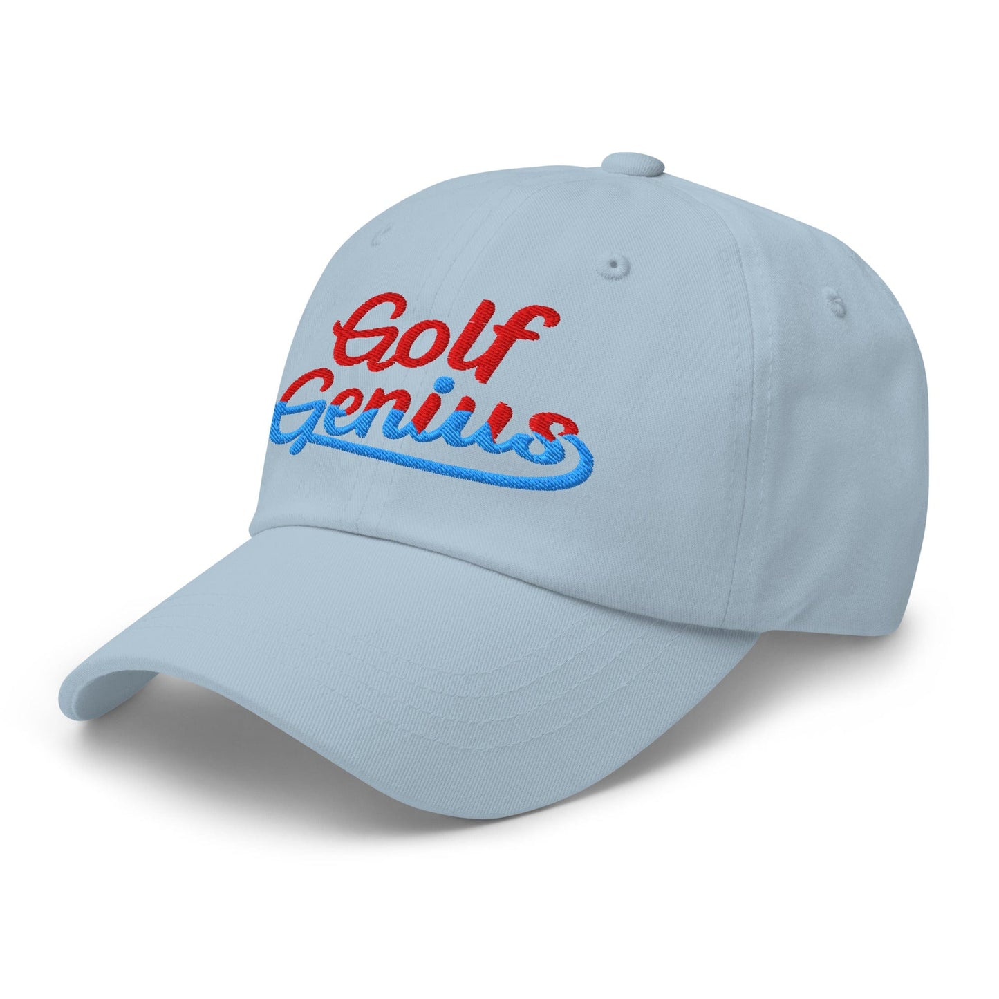 Golf Genius Quirky Fun Spirit Embroidered Golf Cap - Funny Golf Tee by Swing Epic