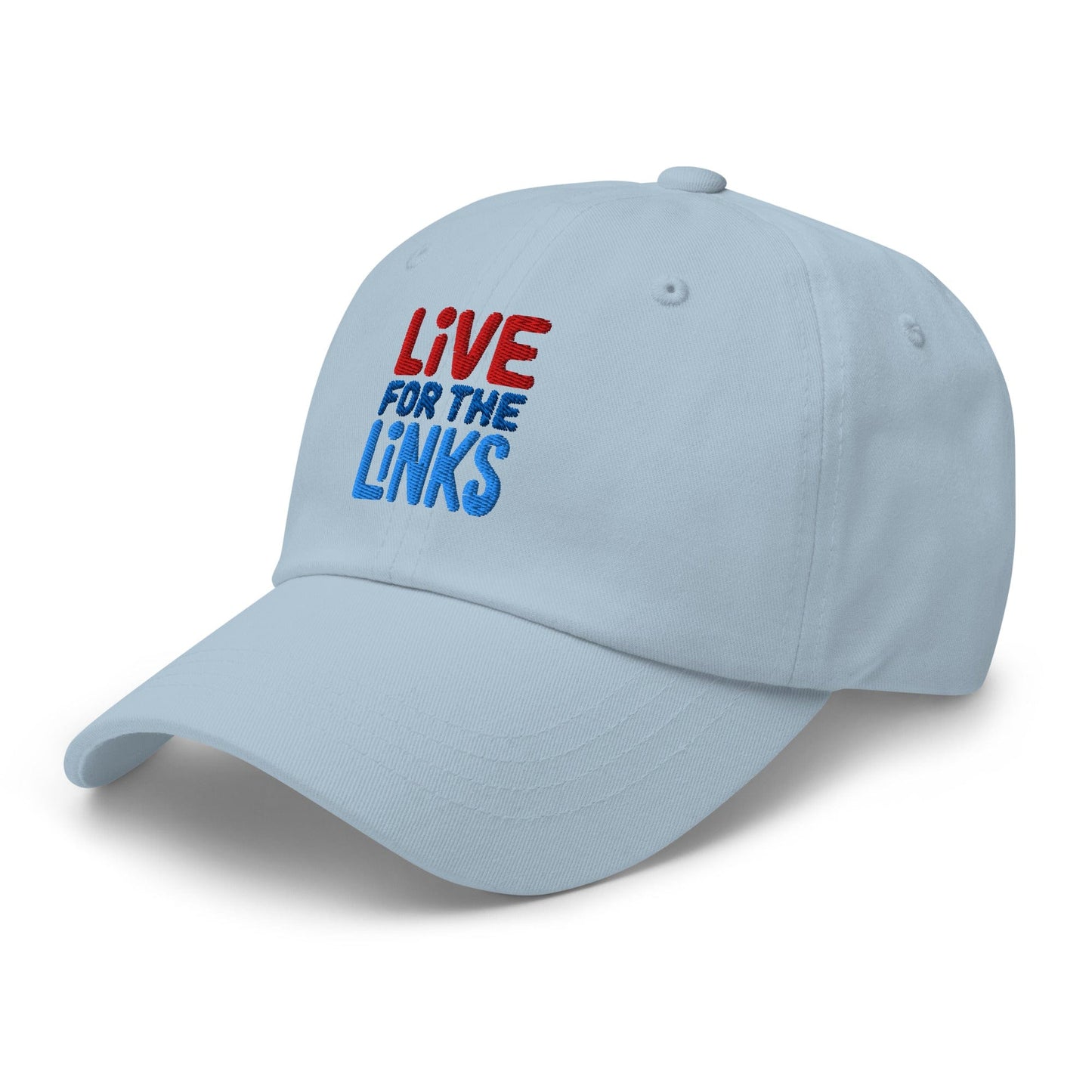 Live For The Links Fun Embroidered Golf Cap - Funny Golf Tee by Swing Epic