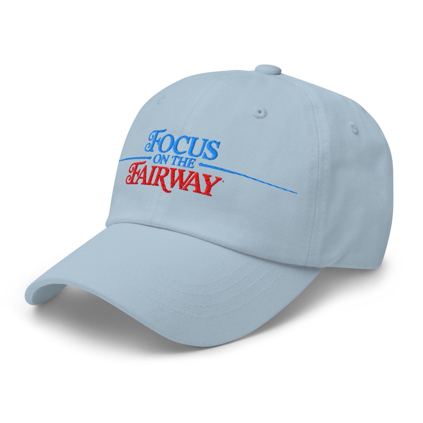 Focus on the Fairway Embroidered Golf Cap - Funny Golf Tee by Swing Epic