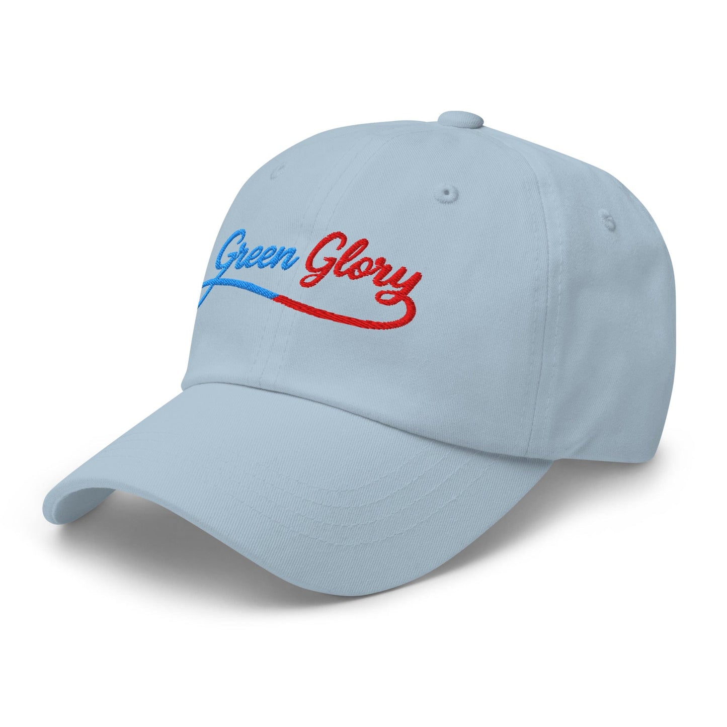 Green Glory Star Fun Floral Print Embroidered Golf Cap - Funny Golf Tee by Swing Epic