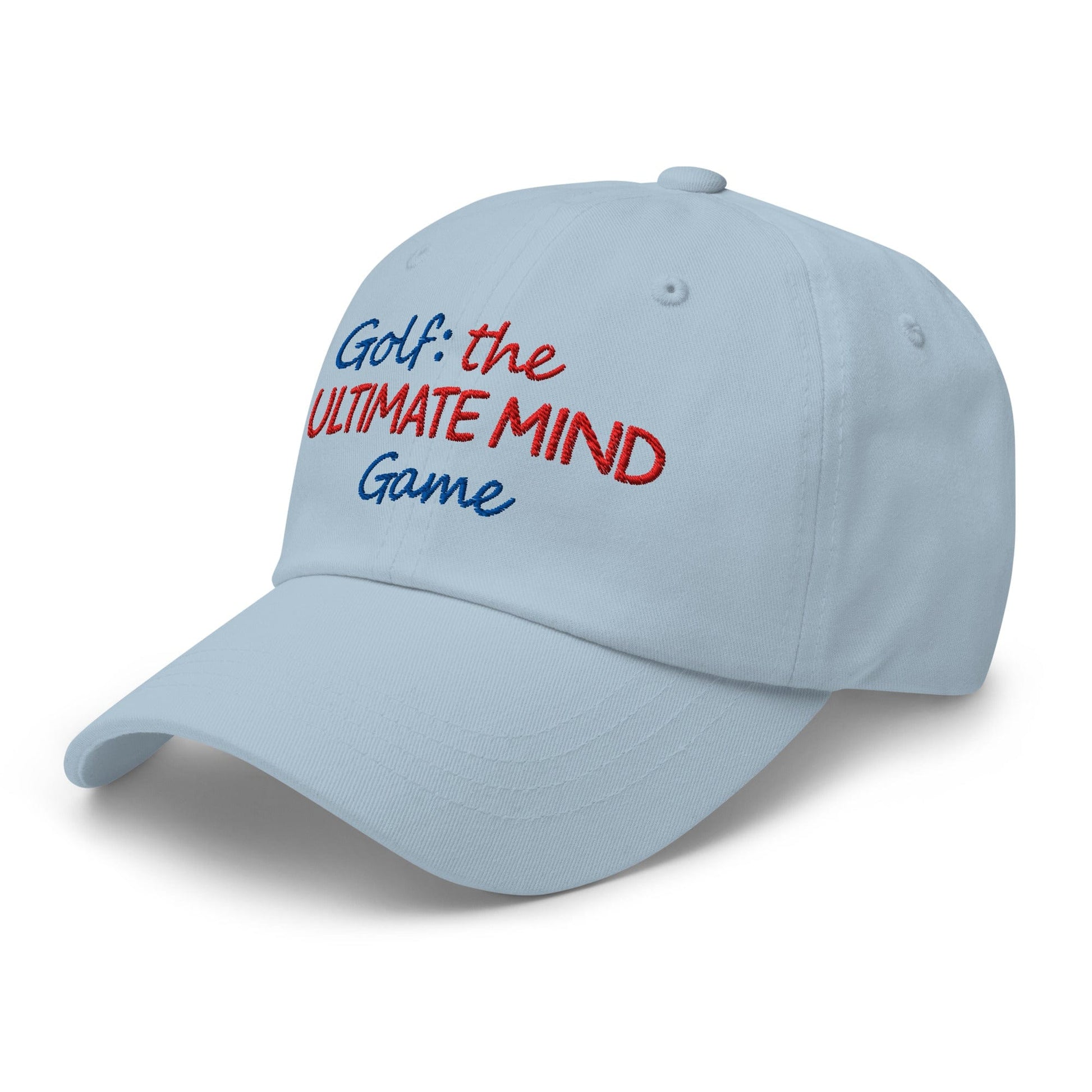 Golf: The Ultimate Mind Game Embroidered Golf Cap - Funny Golf Tee by Swing Epic