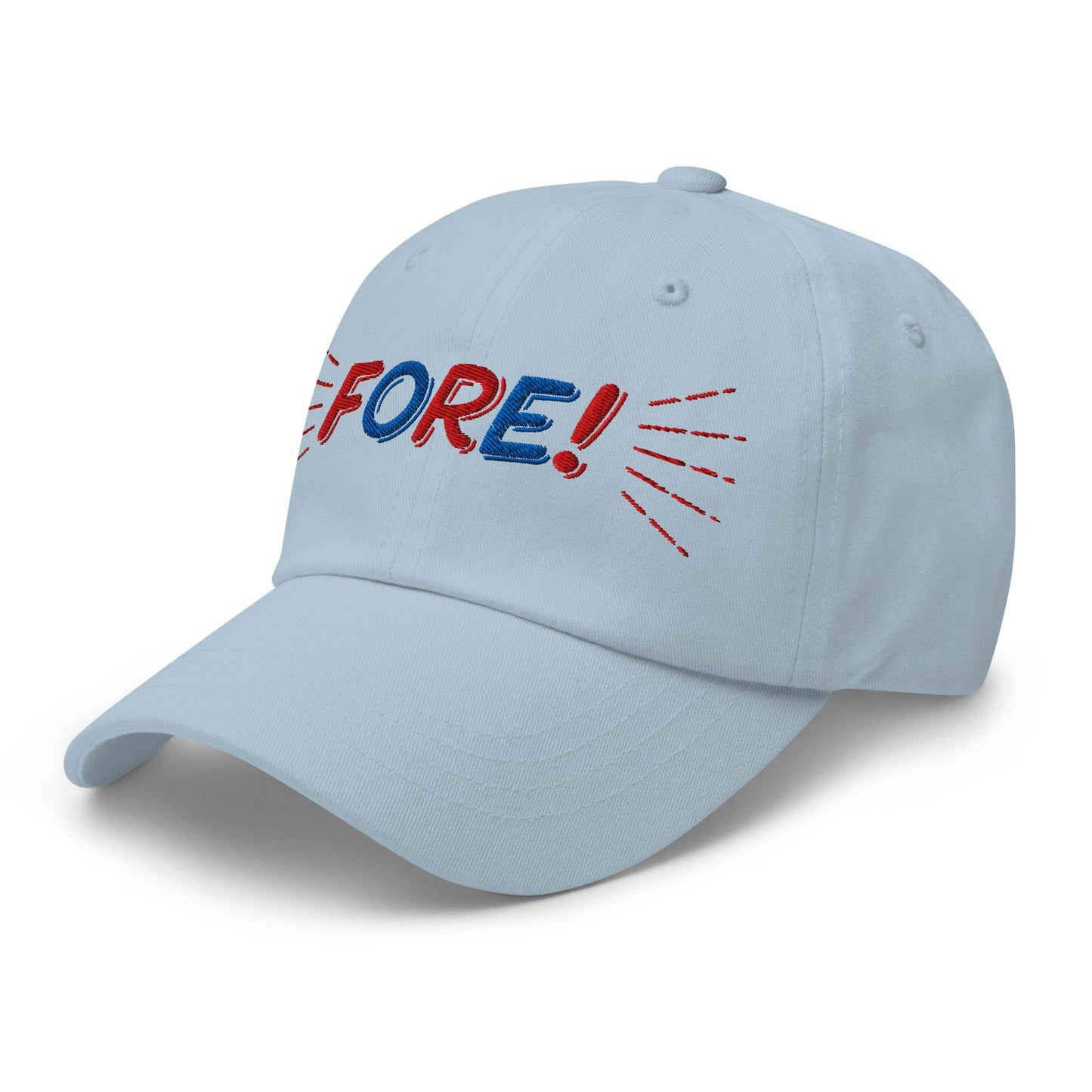FORE! Quirky Embroidered Golf Cap - Funny Golf Tee by Swing Epic