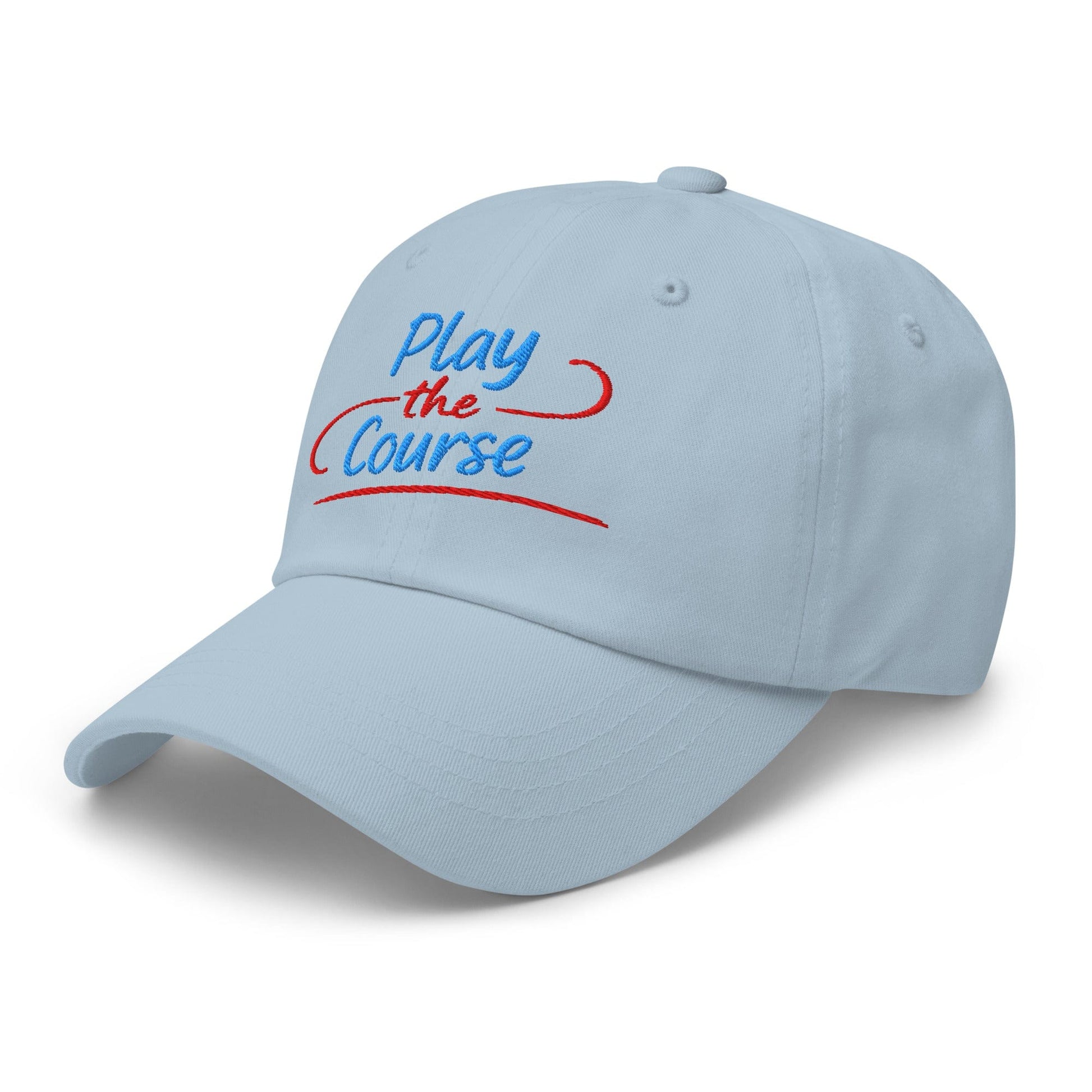Play the Course Fun Spirit Embroidered Golf Cap - Funny Golf Tee by Swing Epic