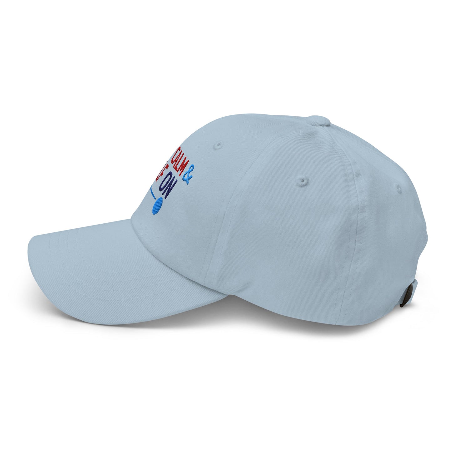 Stay Calm & Golf On Funny Embroidered Golf Cap - Funny Golf Tee by Swing Epic