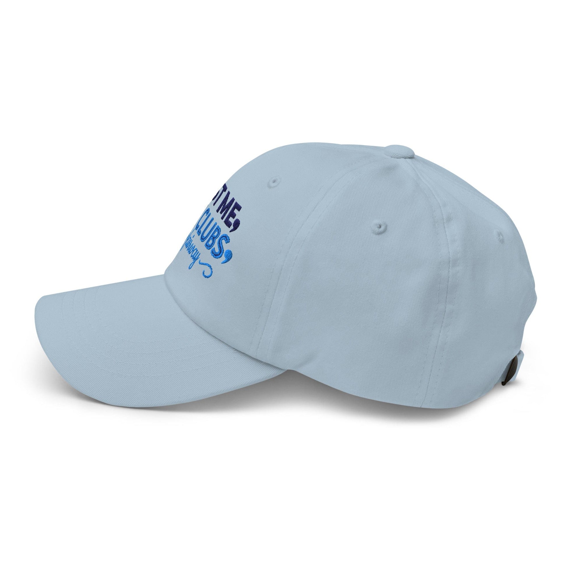 Just Me My Clubs My Fairway Engaging Embroidered Golf Cap - Funny Golf Tee by Swing Epic