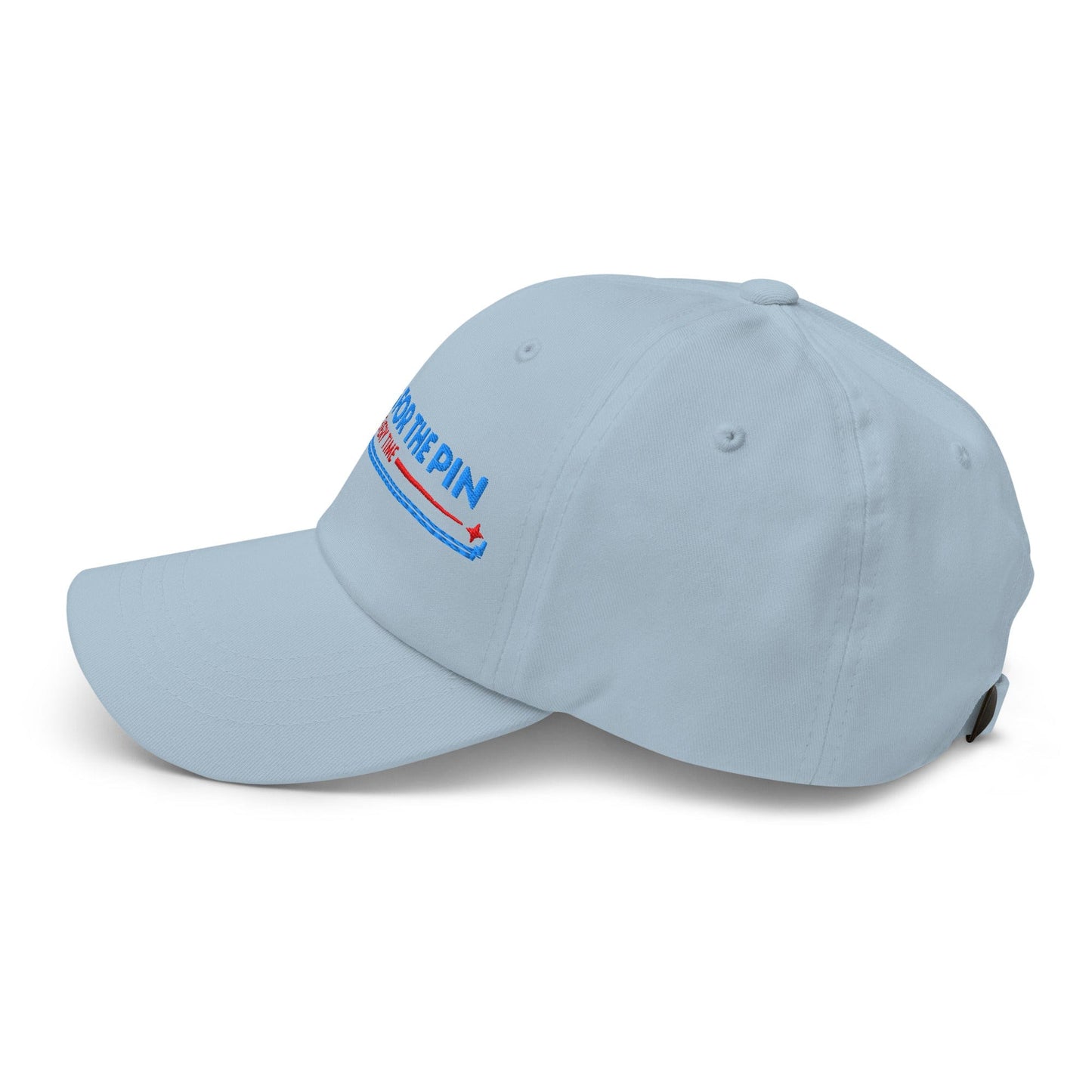 Aiming for the Pin Every Time Engaging Embroidered Golf Cap - Funny Golf Tee by Swing Epic