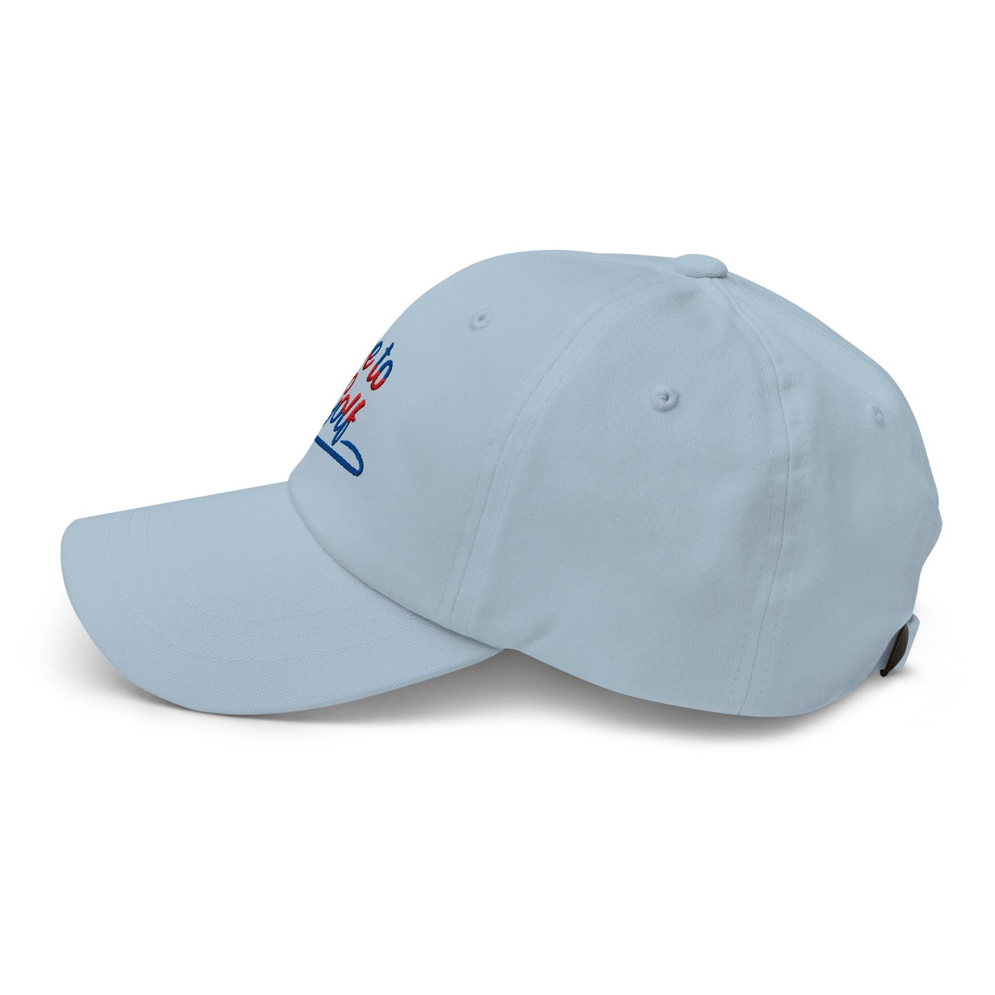 Live to Golf Fun Embroidered Golf Cap - Funny Golf Tee by Swing Epic