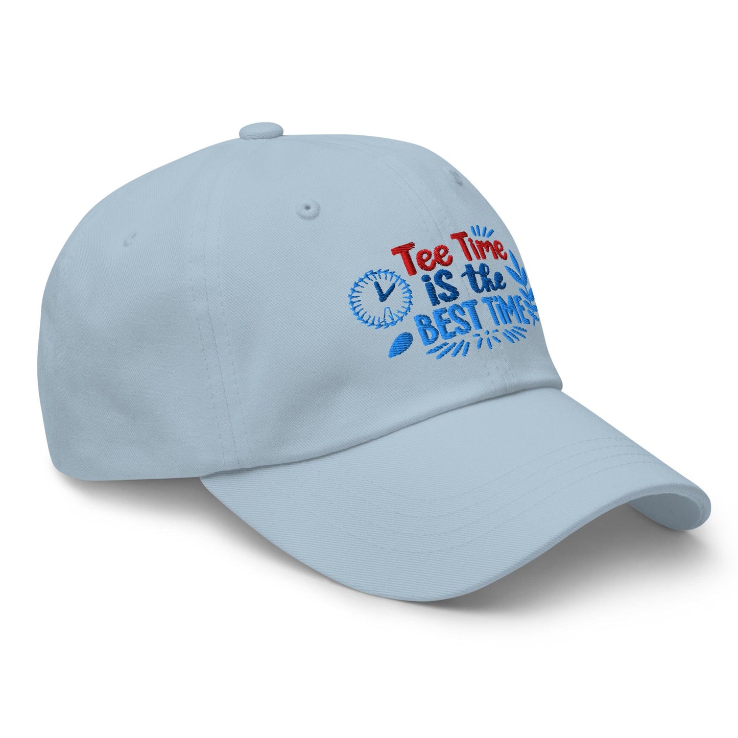 Tee Time is the Best Time Embroidered Golf Cap - Funny Golf Tee by Swing Epic