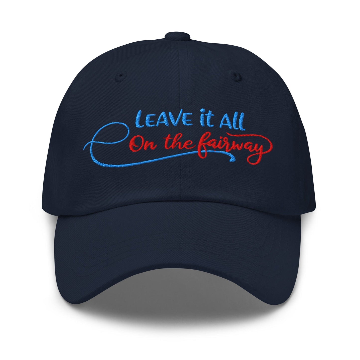 Leave it All on The Fairway Fun and Unique Embroidered Golf Cap - Funny Golf Tee by Swing Epic
