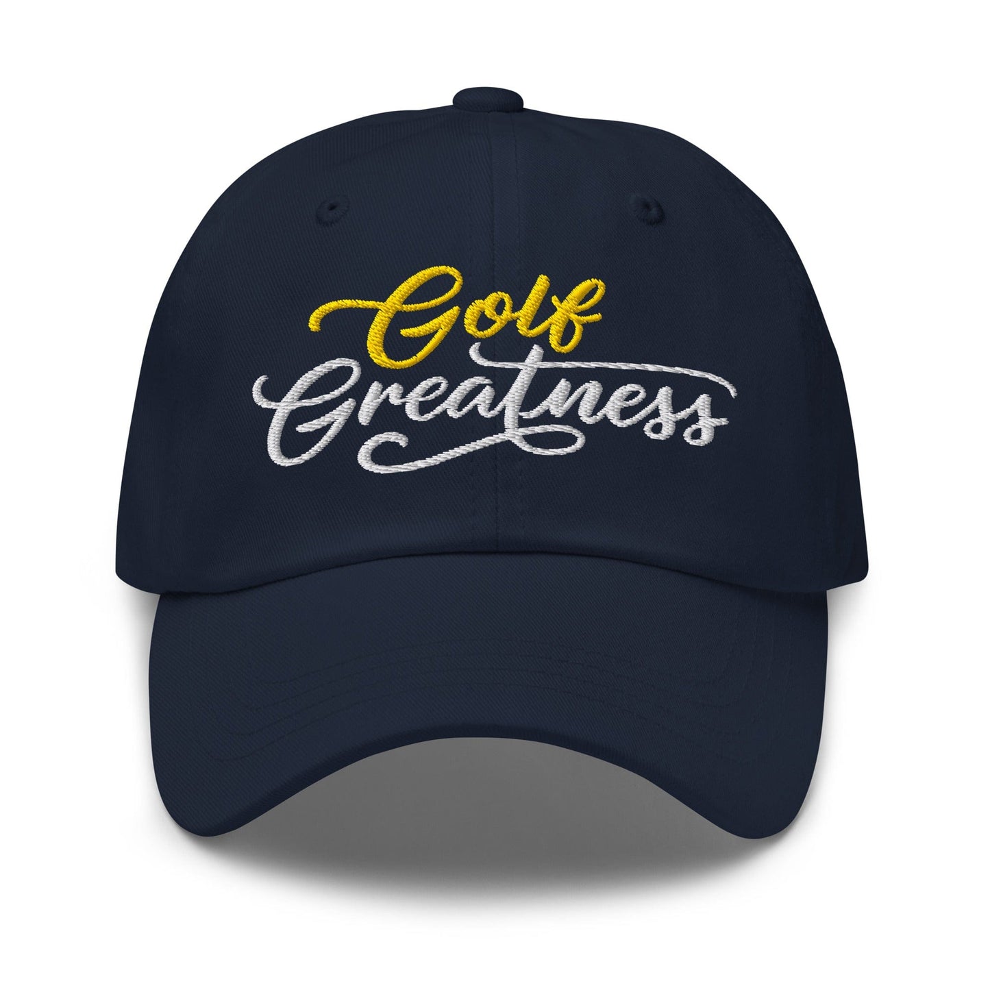 Golf Greatness Embroidered Golf Cap - Funny Golf Tee by Swing Epic