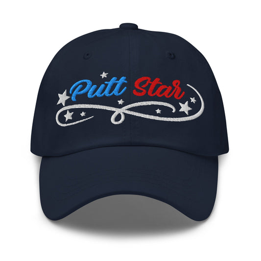 Putt Star Embroidered Golf Cap - Funny Golf Tee by Swing Epic