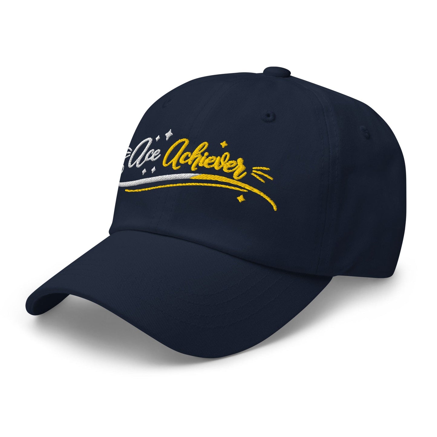 Ace Achiever Sparkle Magic Swirl Embroidered Golf Cap - Funny Golf Tee by Swing Epic