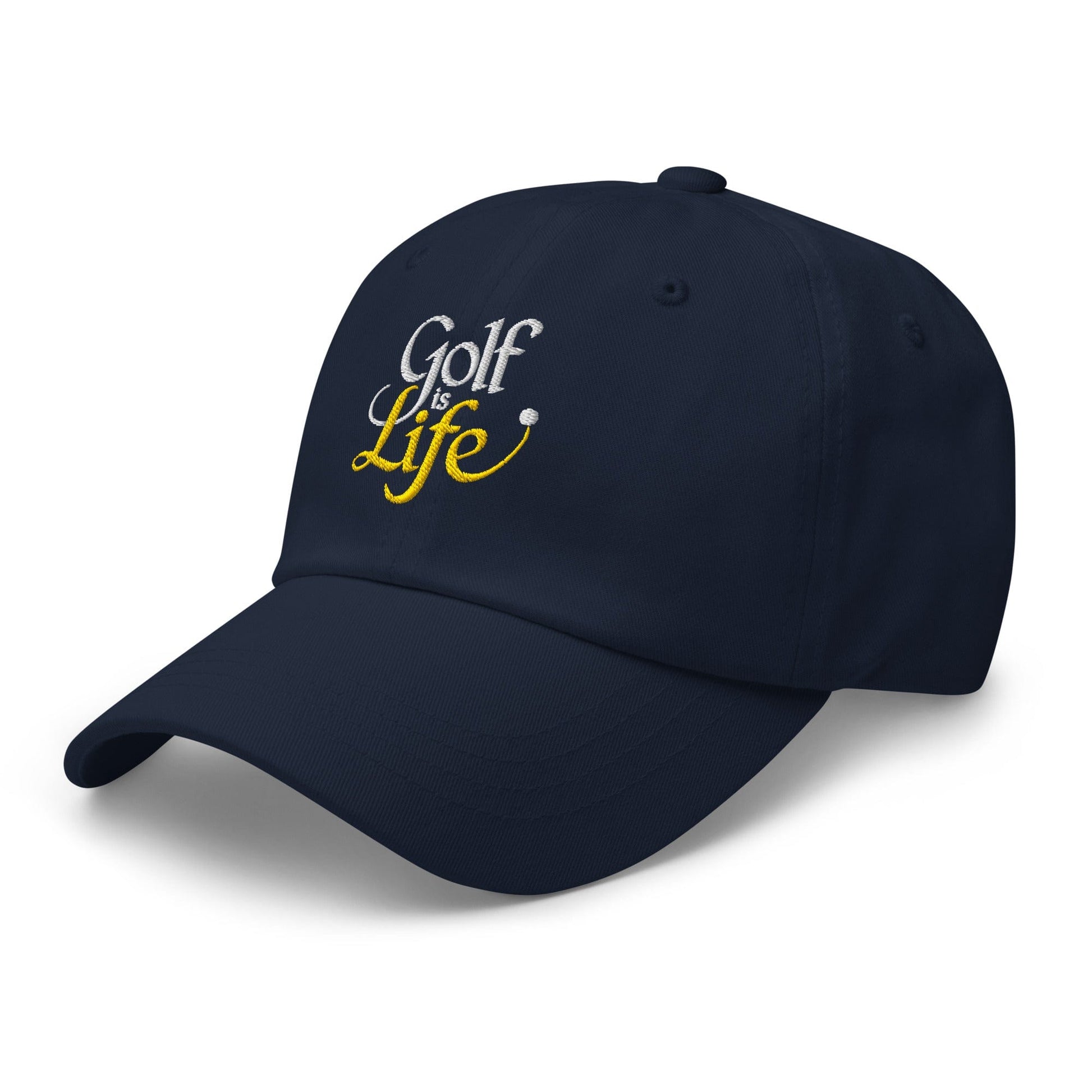 Golf is Life Embroidered Golf Cap - Funny Golf Tee by Swing Epic
