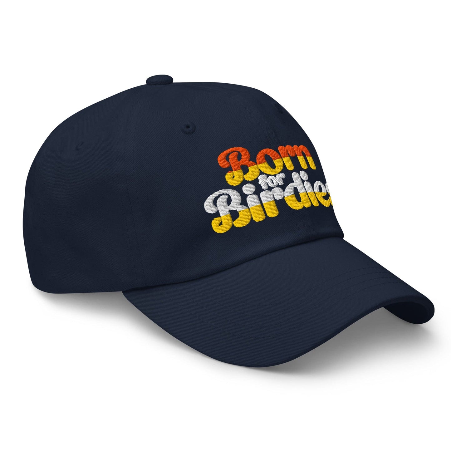 Born for Birdies Fun Sporty Embroidered Golf Cap - Funny Golf Tee by Swing Epic