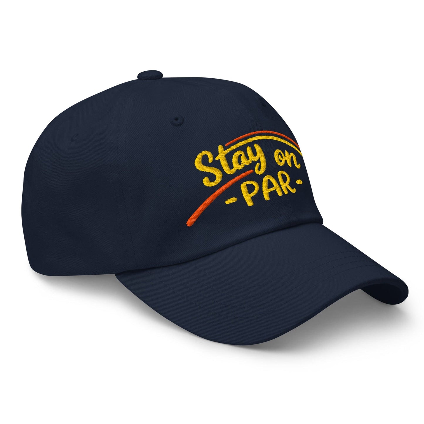 Stay on Par Embroidered Golf Cap - Funny Golf Tee by Swing Epic