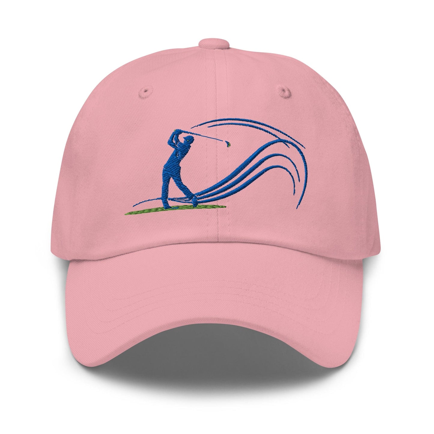 Swing Into Action Dynamic Design Embroidered Golf Cap - Funny Golf Tee by Swing Epic