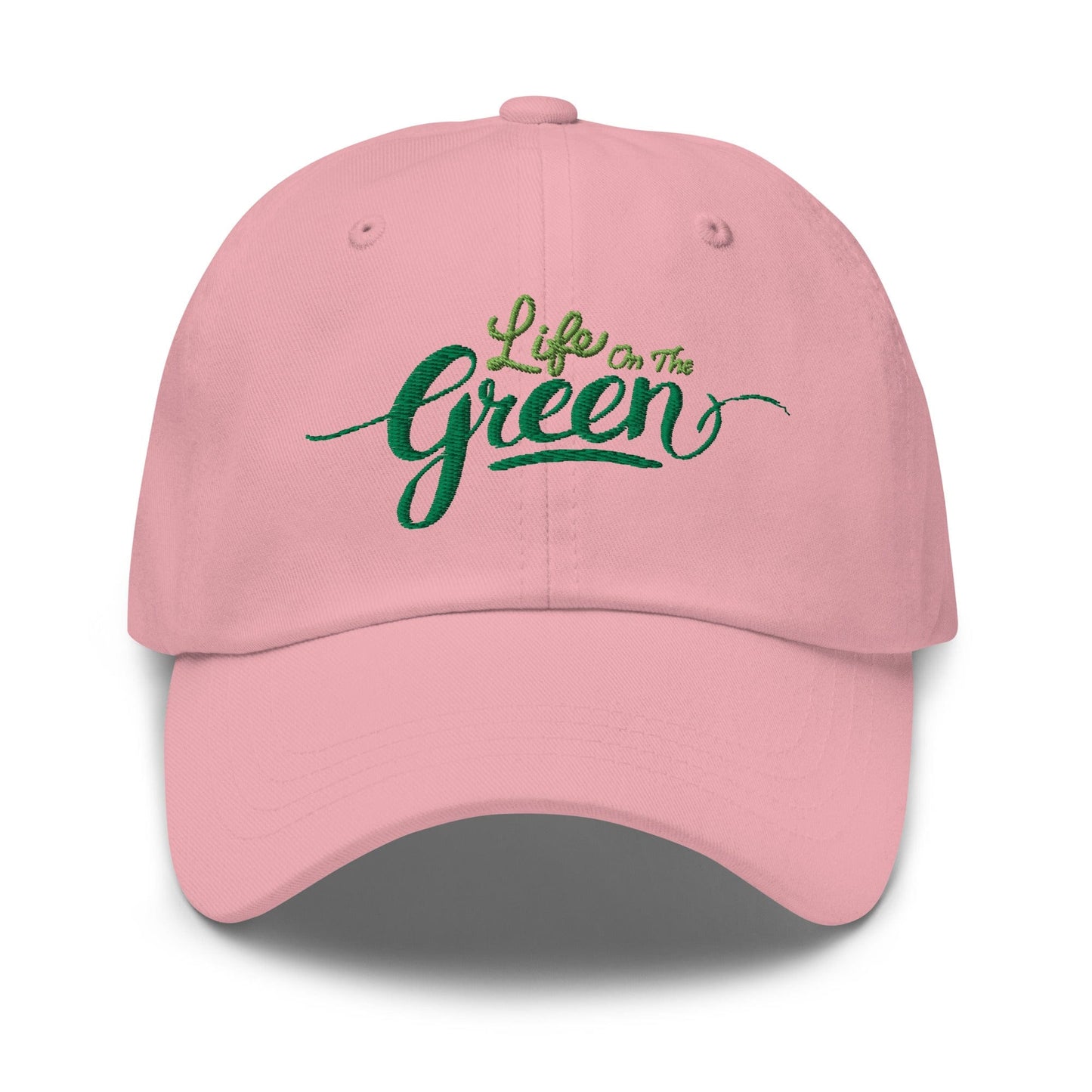 Life on the Green Embroidered Golf Cap - Funny Golf Tee by Swing Epic