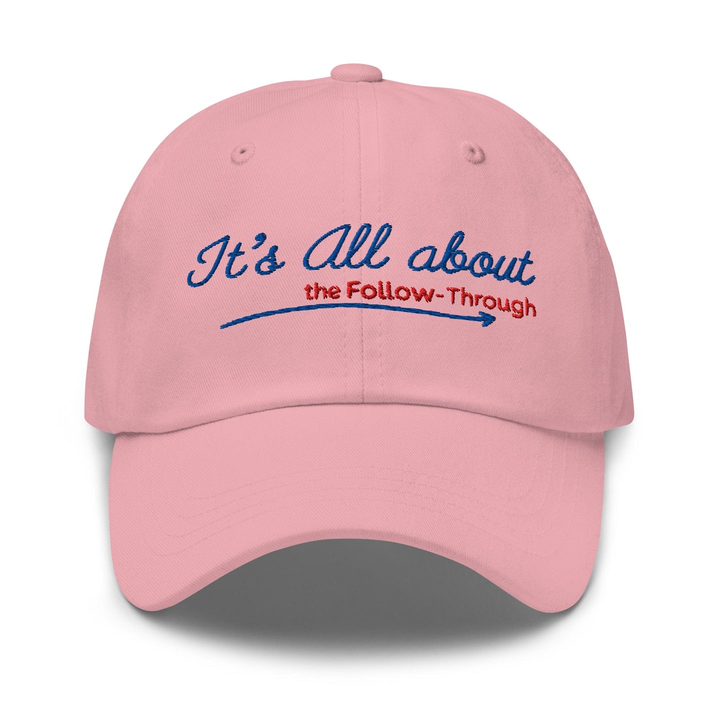 It's All About the Follow-Through Embroidered Golf Cap - Funny Golf Tee by Swing Epic